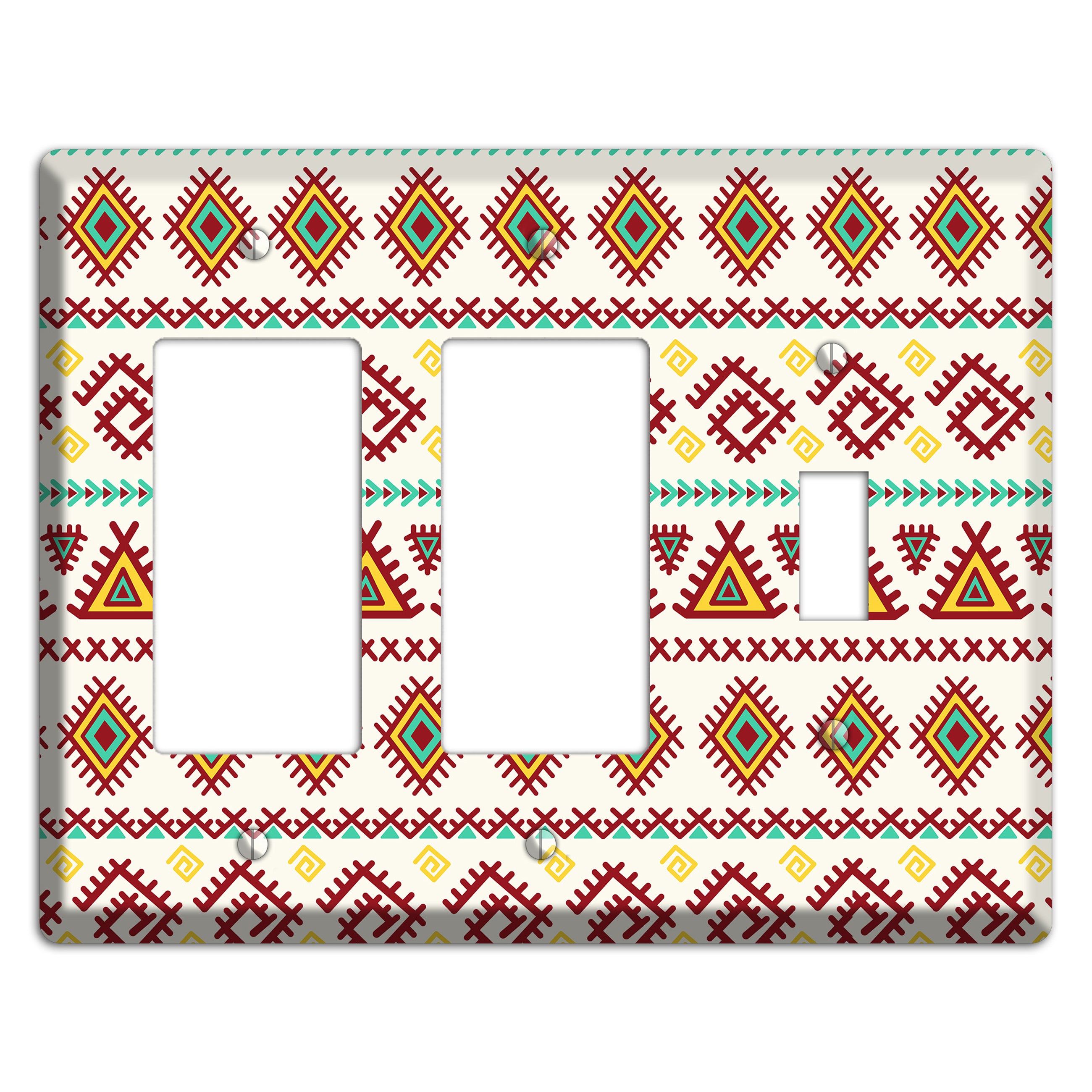 Crimson Tapestry 2 Rocker / Toggle Wallplate