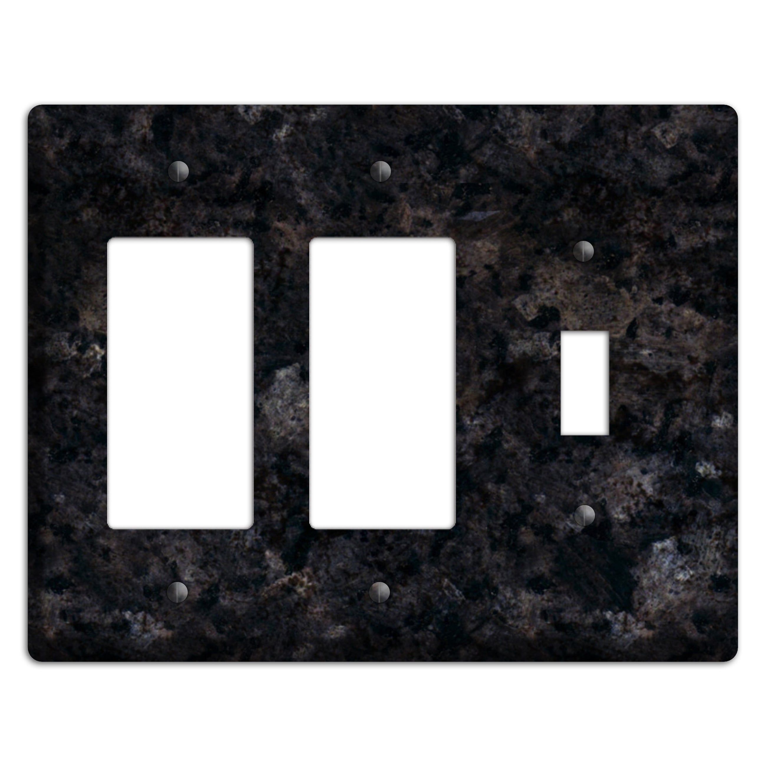 Ubatuba Granite 2 Rocker / Toggle Wallplate