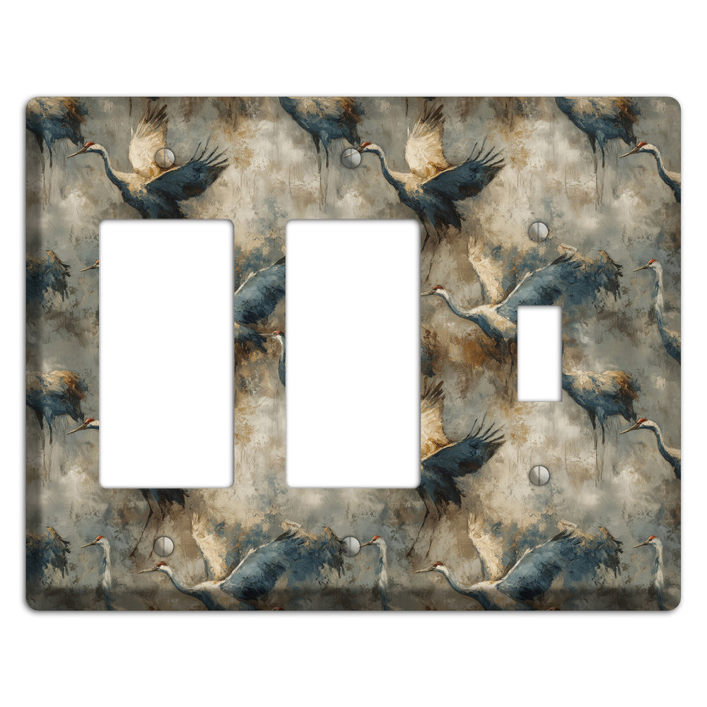 Slate Crane Migration 2 Rocker / Toggle Wallplate
