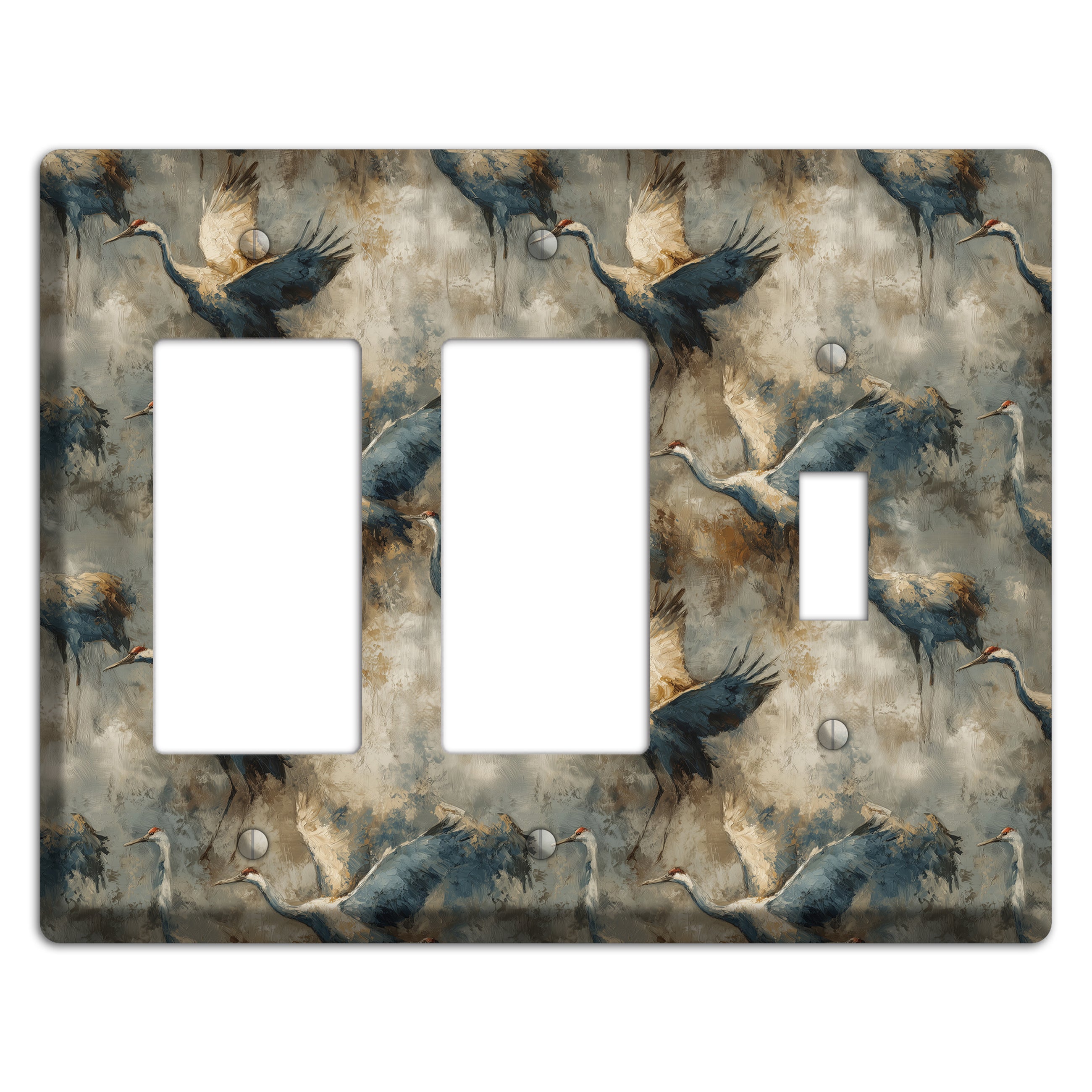 Slate Crane Migration 2 Rocker / Toggle Wallplate