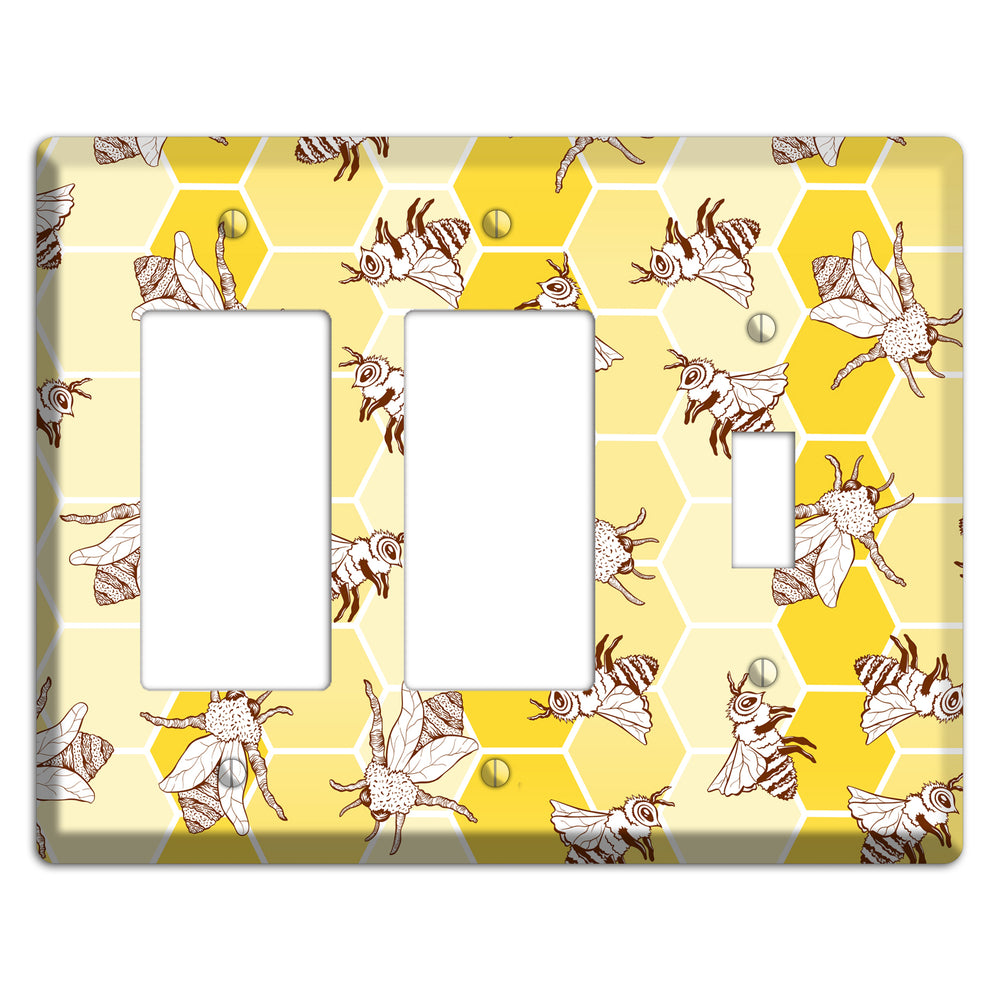 Hive & Wing 2 Rocker / Toggle Wallplate