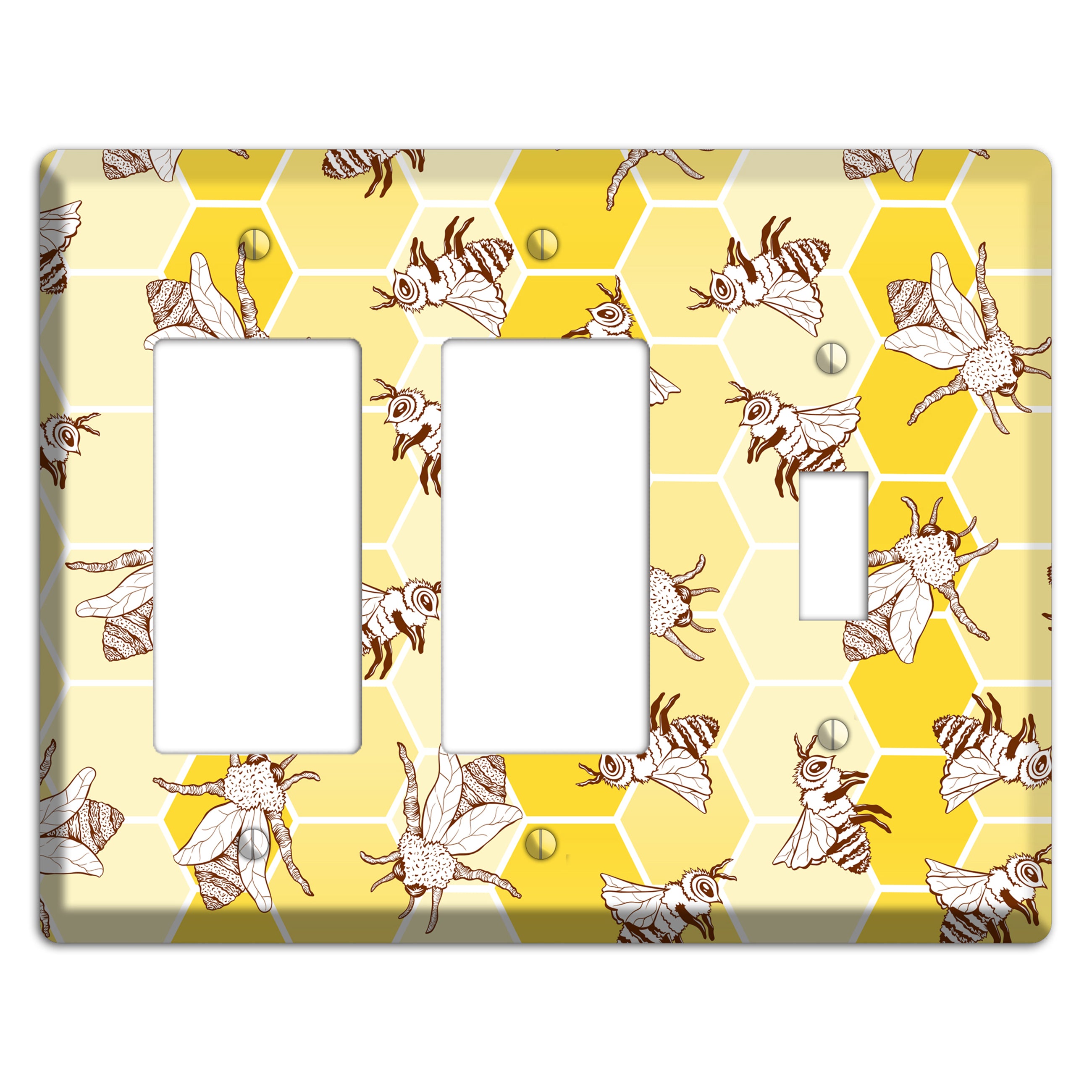 Hive & Wing 2 Rocker / Toggle Wallplate