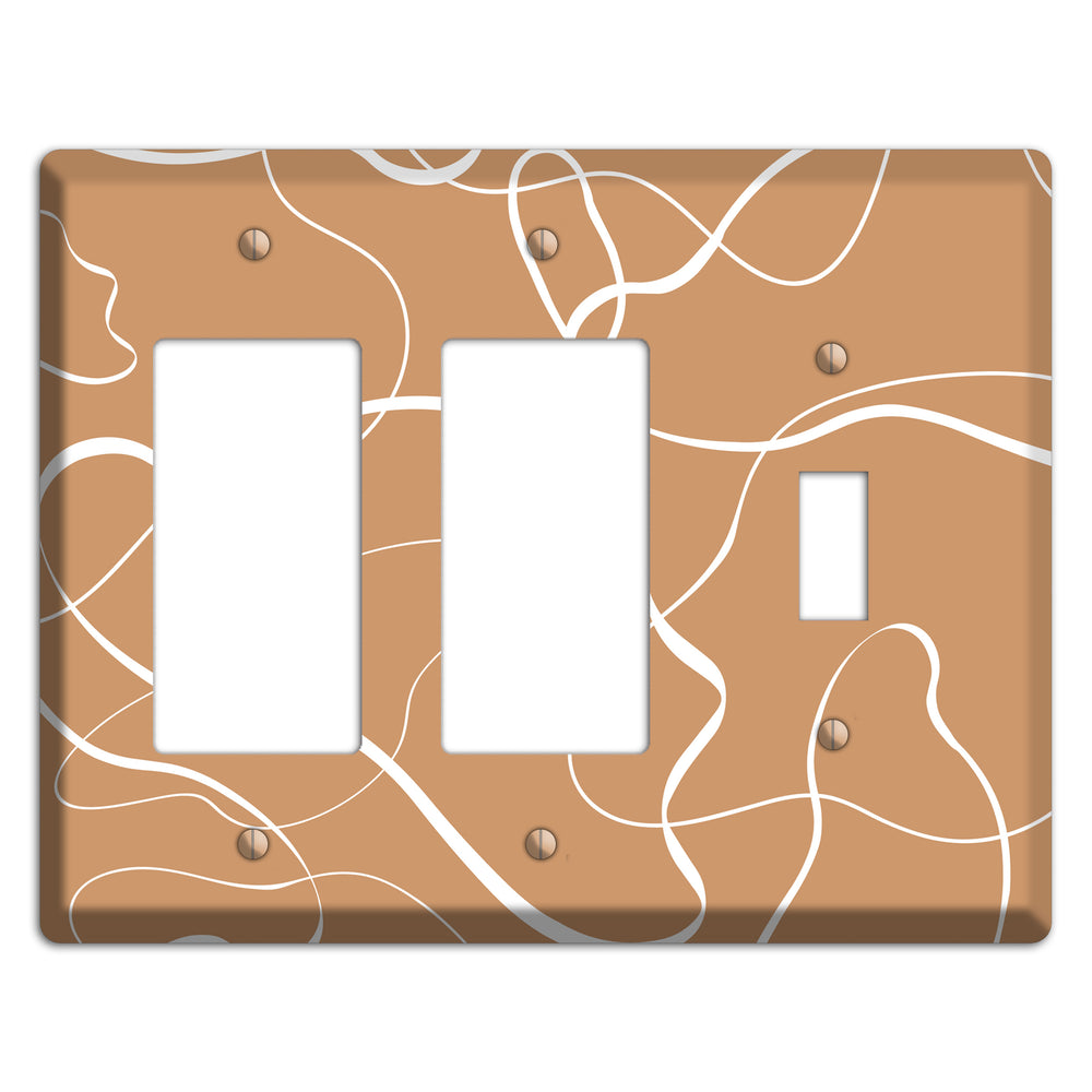 Wandering Thread 2 Rocker / Toggle Wallplate