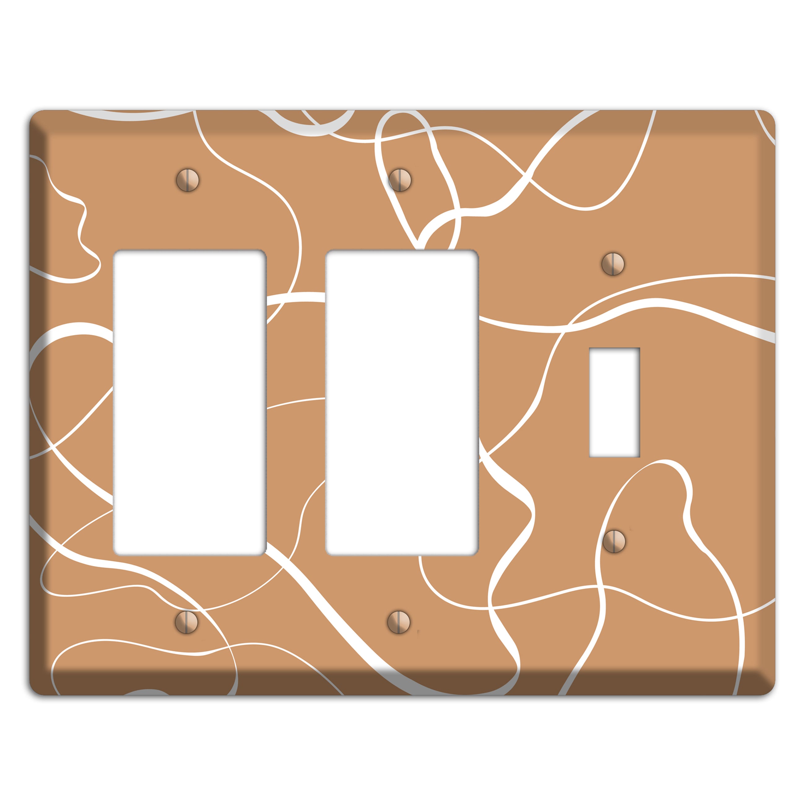 Wandering Thread 2 Rocker / Toggle Wallplate
