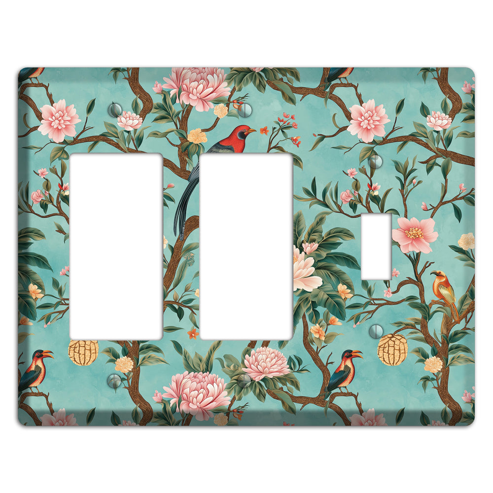 Jade Garden Reverie 2 Rocker / Toggle Wallplate
