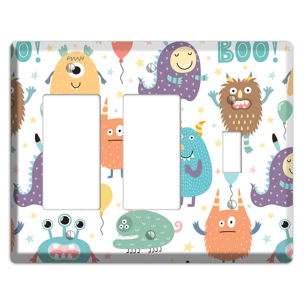 Monster Mash 2 Rocker / Toggle Wallplate