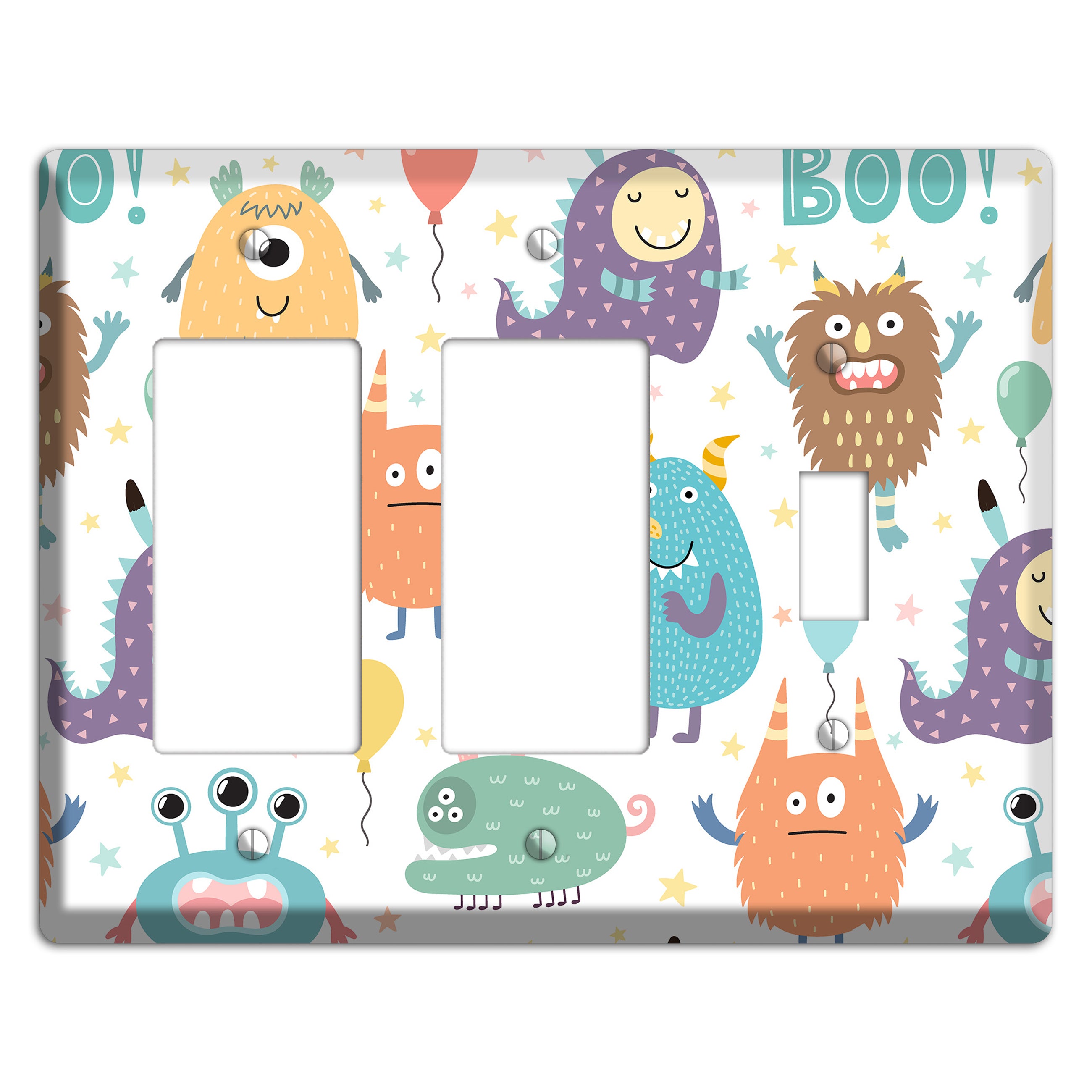 Monster Mash 2 Rocker / Toggle Wallplate