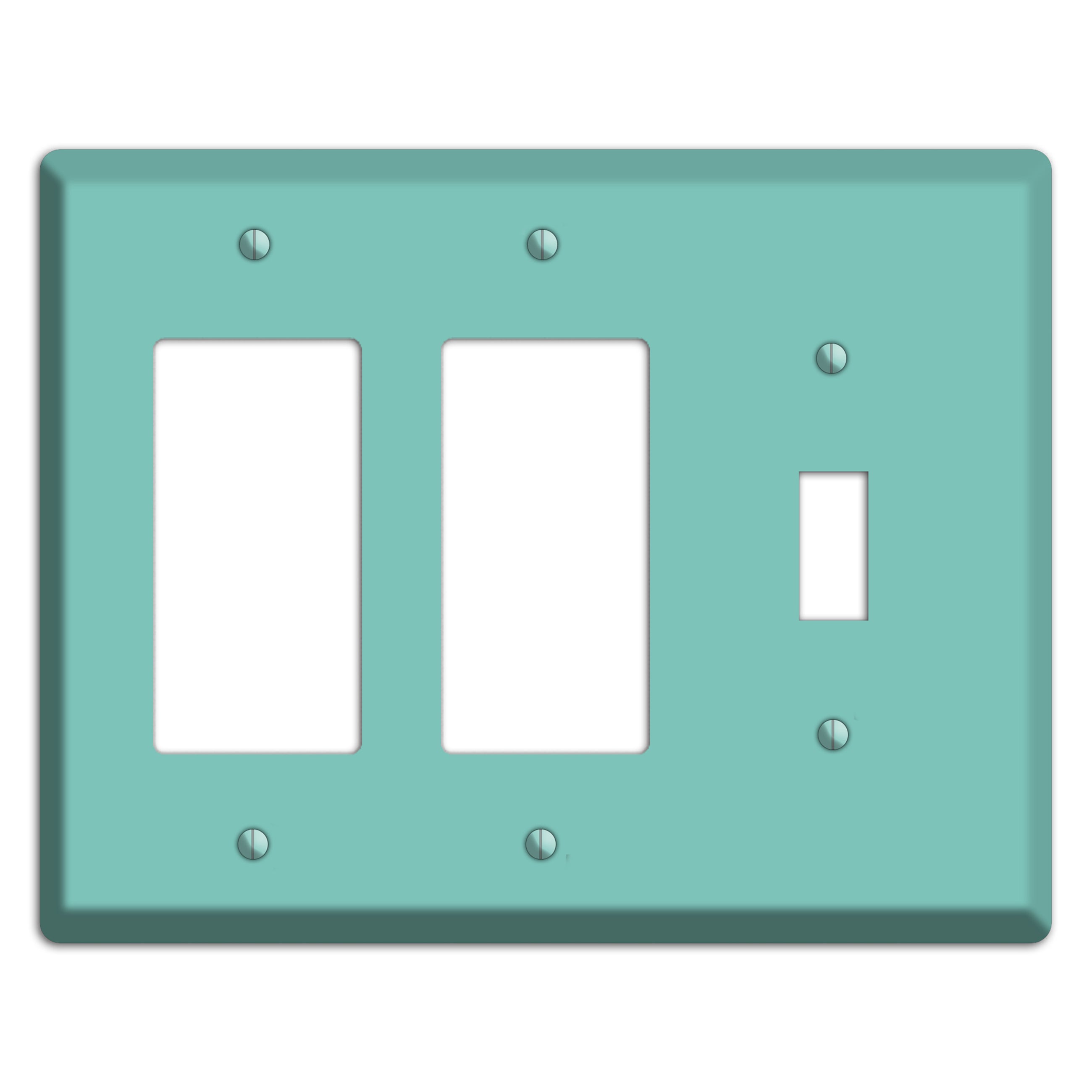 Baxter Seafoam 2 Rocker / Toggle Wallplate