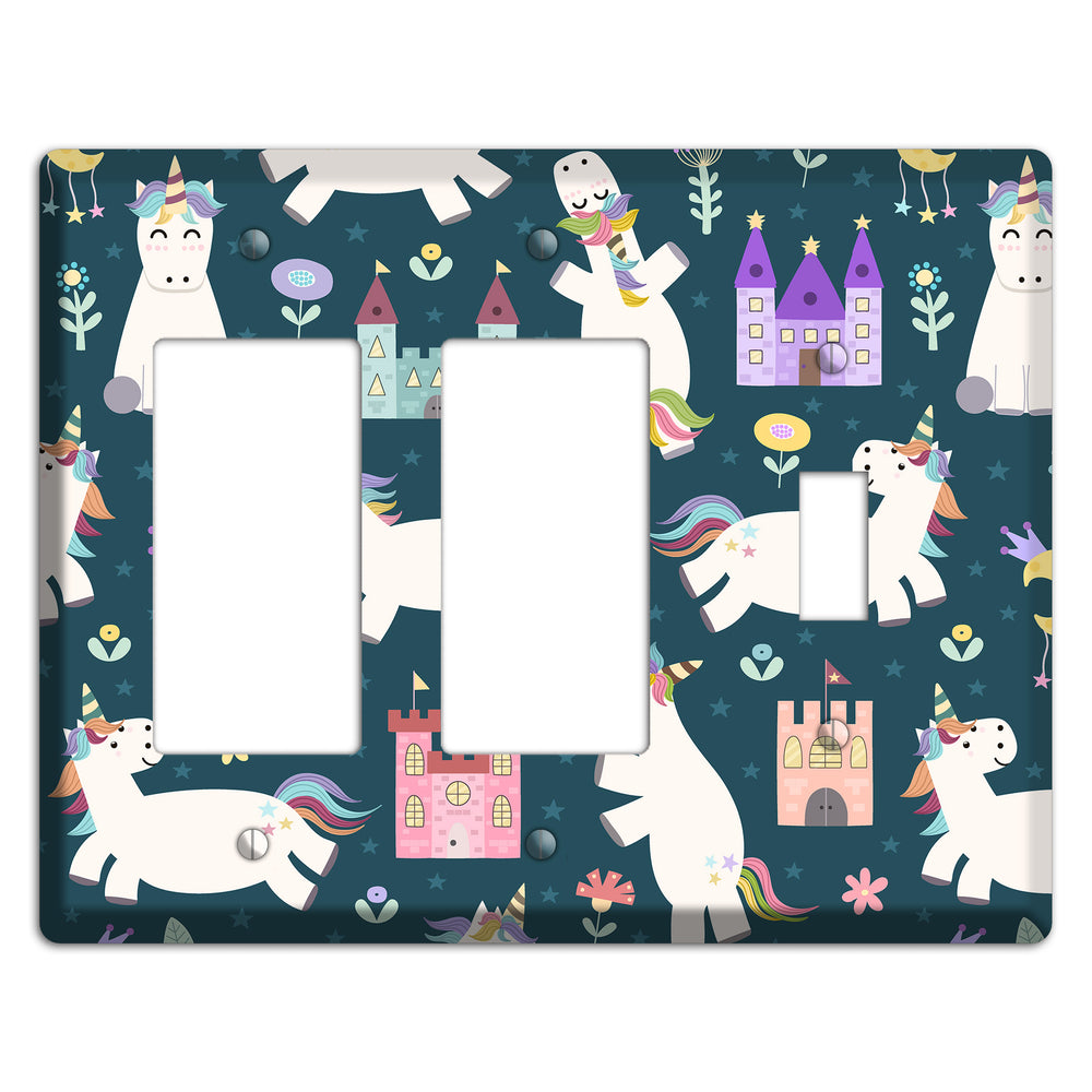 Unicorn Kingdom 2 Rocker / Toggle Wallplate