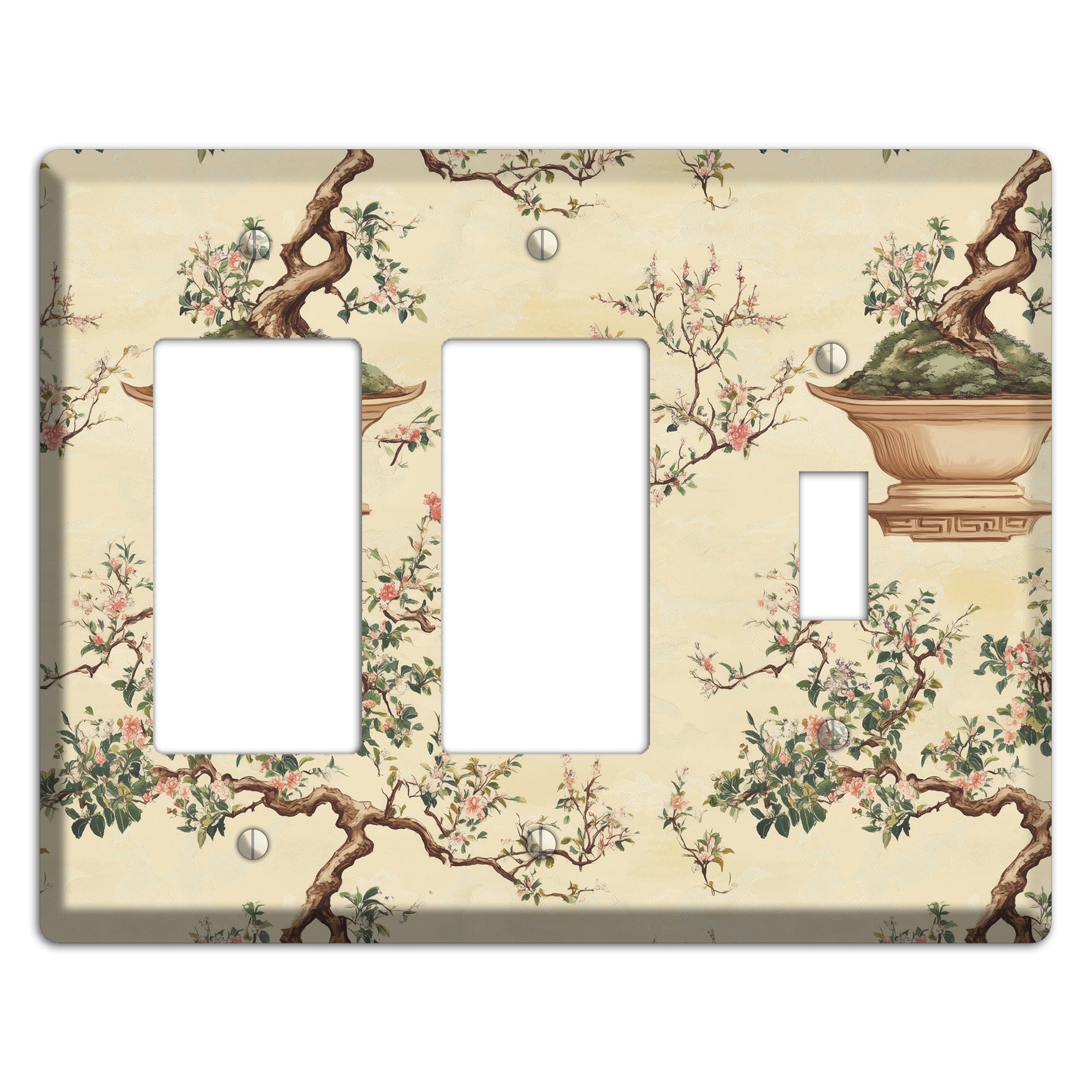 Bonsai & Blossom 2 Rocker / Toggle Wallplate