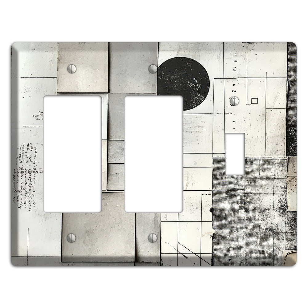 Cartographer's Quiet Ruin 2 Rocker / Toggle Wallplate