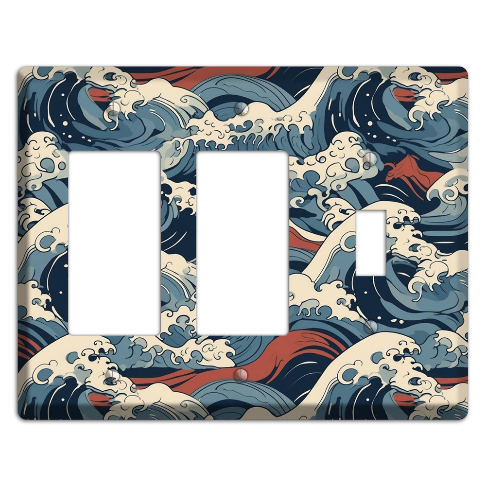 Crashing Tide Fury 2 Rocker / Toggle Wallplate