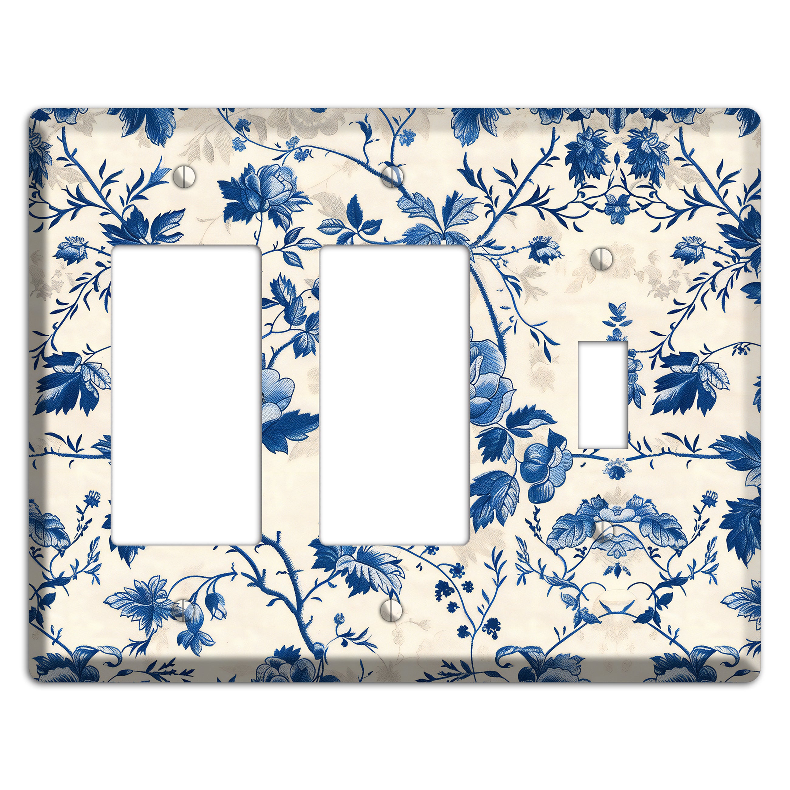 Porcelain Garden Riot 2 Rocker / Toggle Wallplate