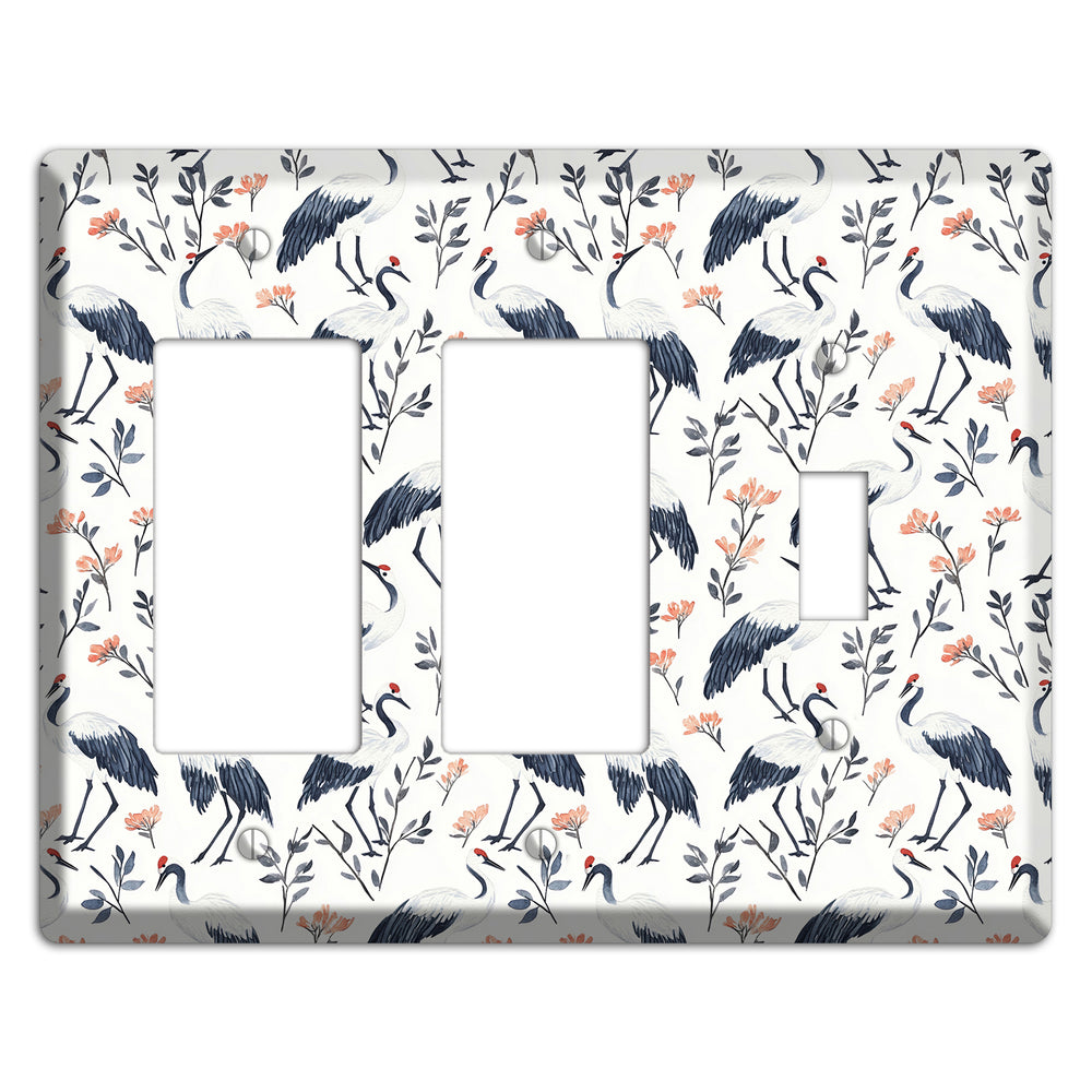 Slate & Coral Marsh 2 Rocker / Toggle Wallplate