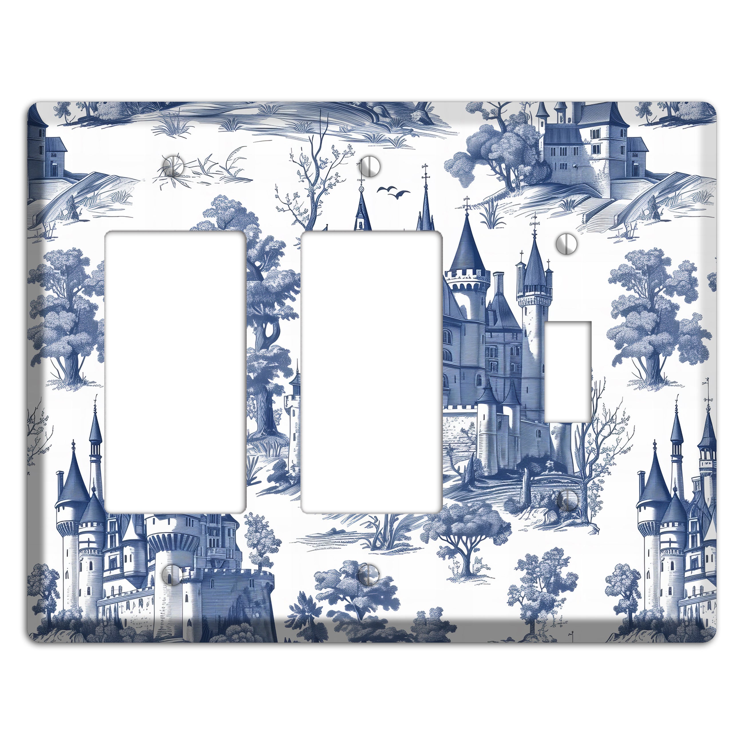Fortress & Fog 2 Rocker / Toggle Wallplate