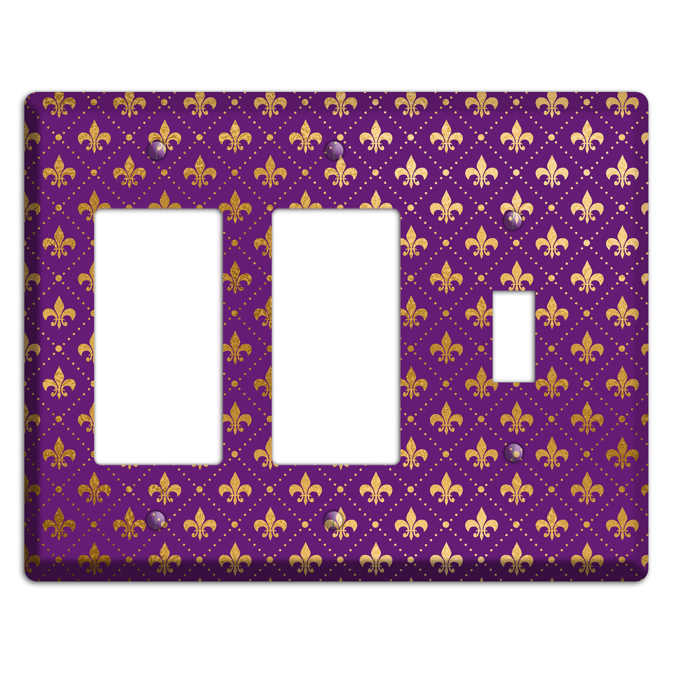 Velvet Crown 2 Rocker / Toggle Wallplate