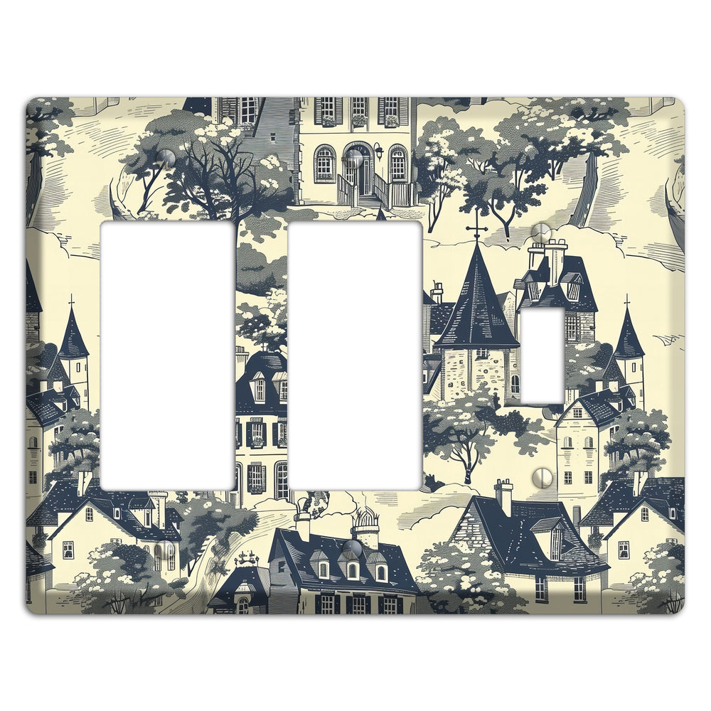 Village on the Hill 2 Rocker / Toggle Wallplate