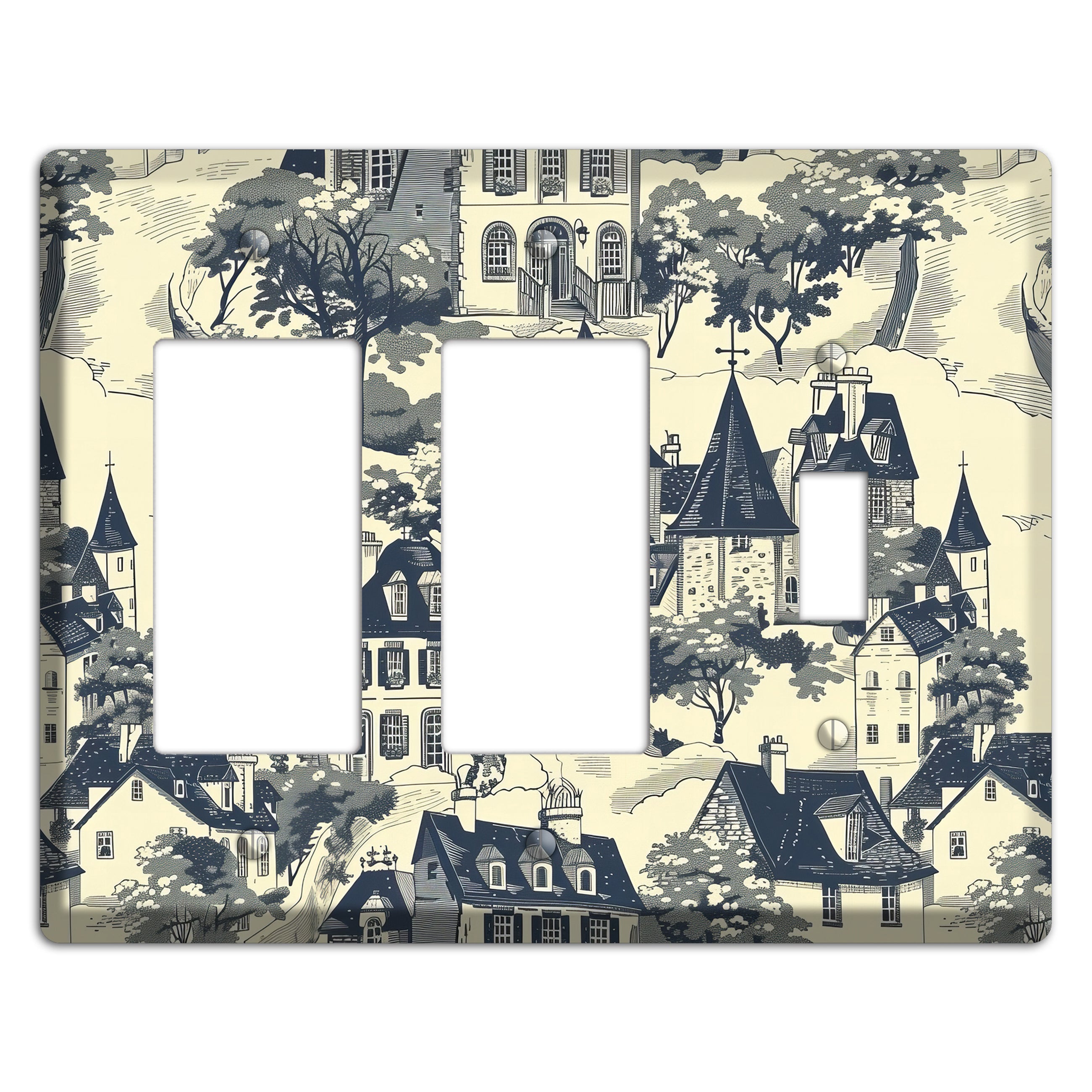 Village on the Hill 2 Rocker / Toggle Wallplate