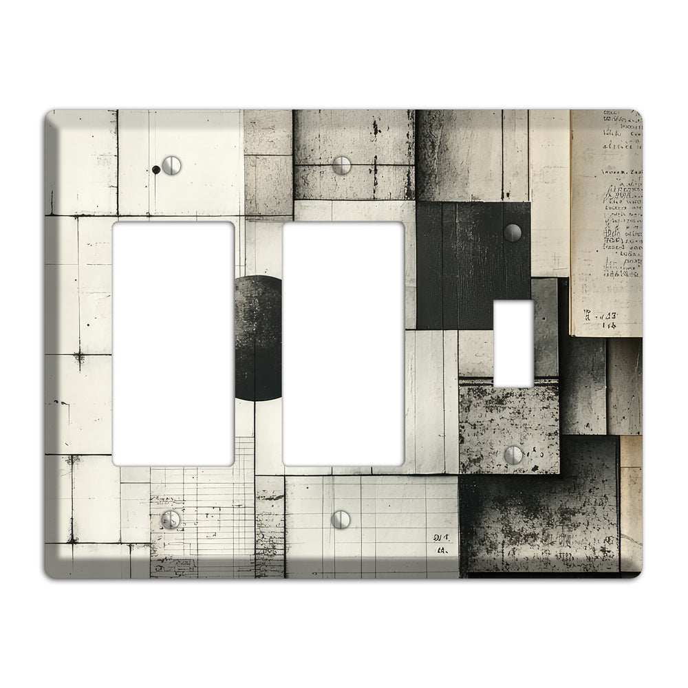 Ledger & Void 2 Rocker / Toggle Wallplate