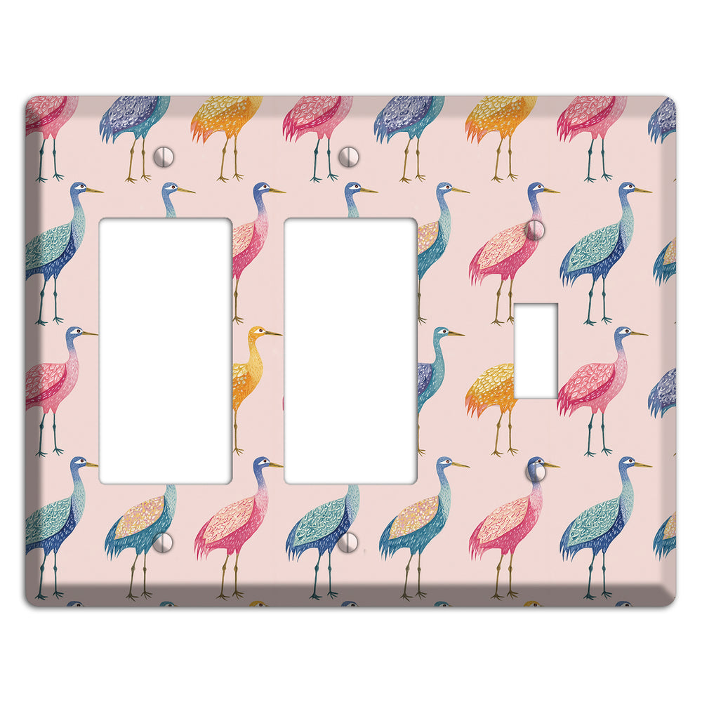 Rainbow Marsh Parade 2 Rocker / Toggle Wallplate