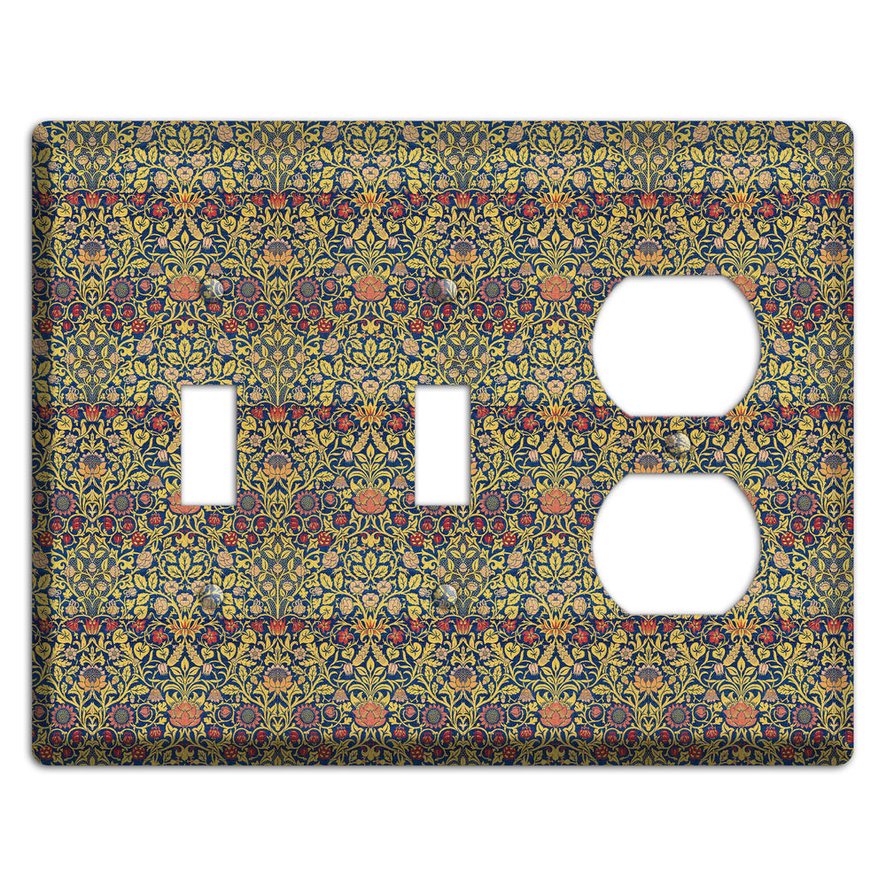 Orchard Garden Stripe 2 Toggle / Duplex Wallplate
