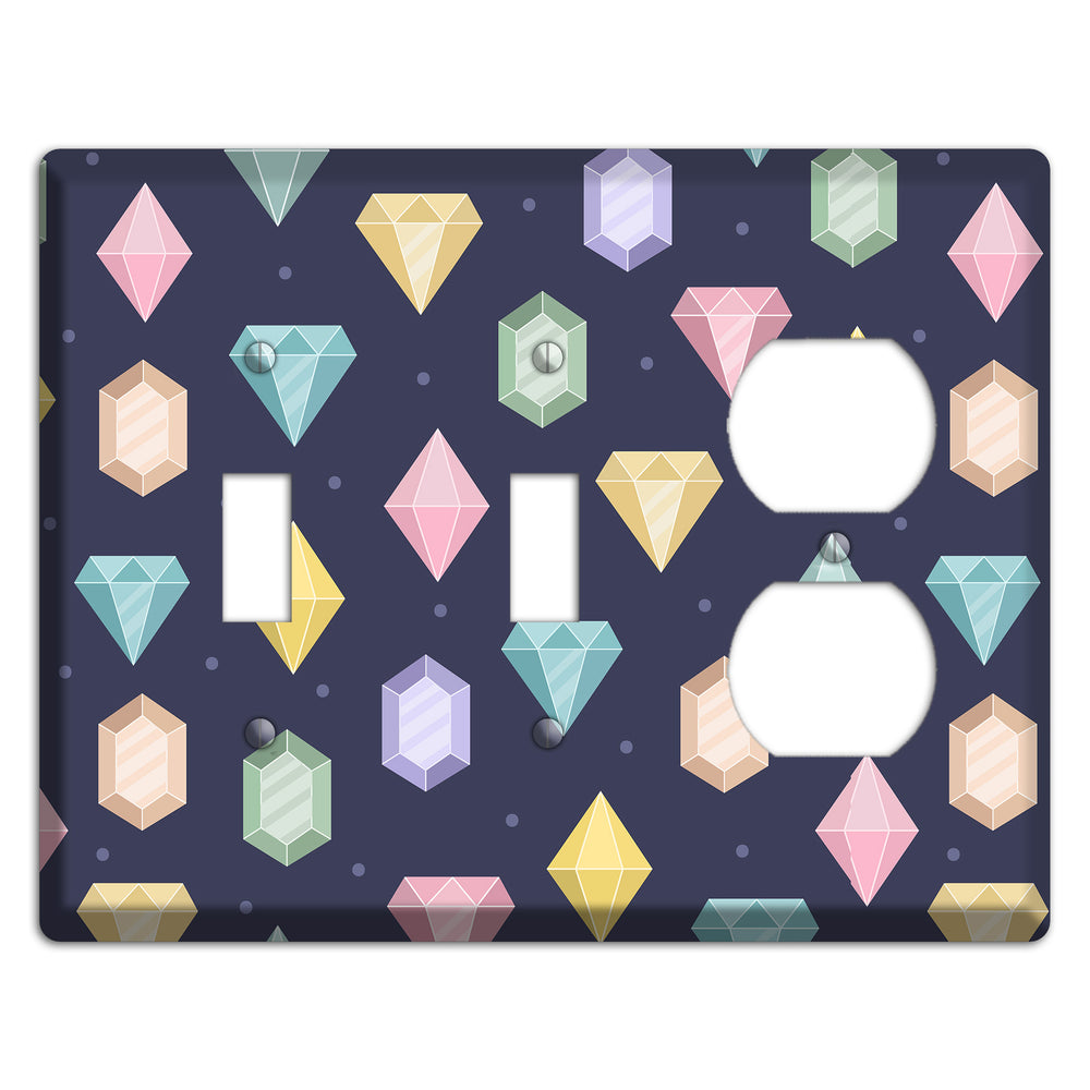 Sparkle Gems 2 Toggle / Duplex Wallplate