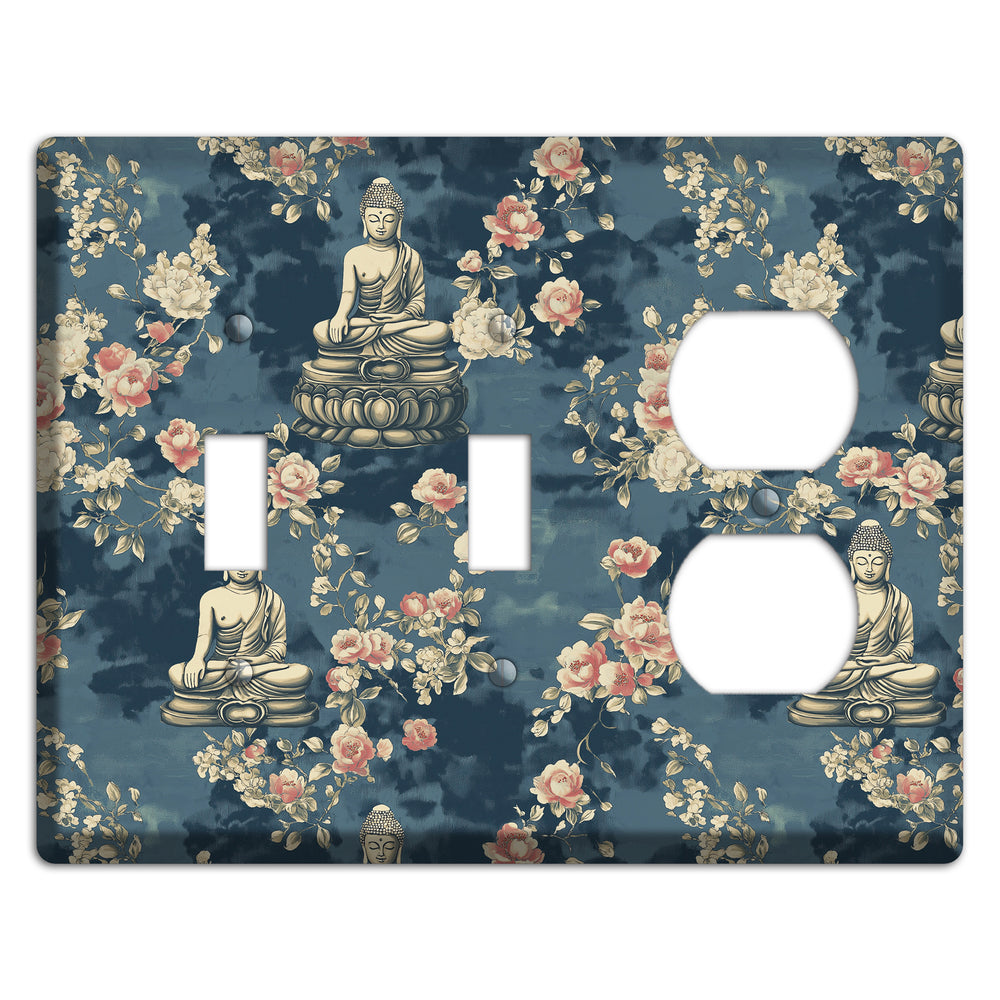 Lotus & Bloom 2 Toggle / Duplex Wallplate