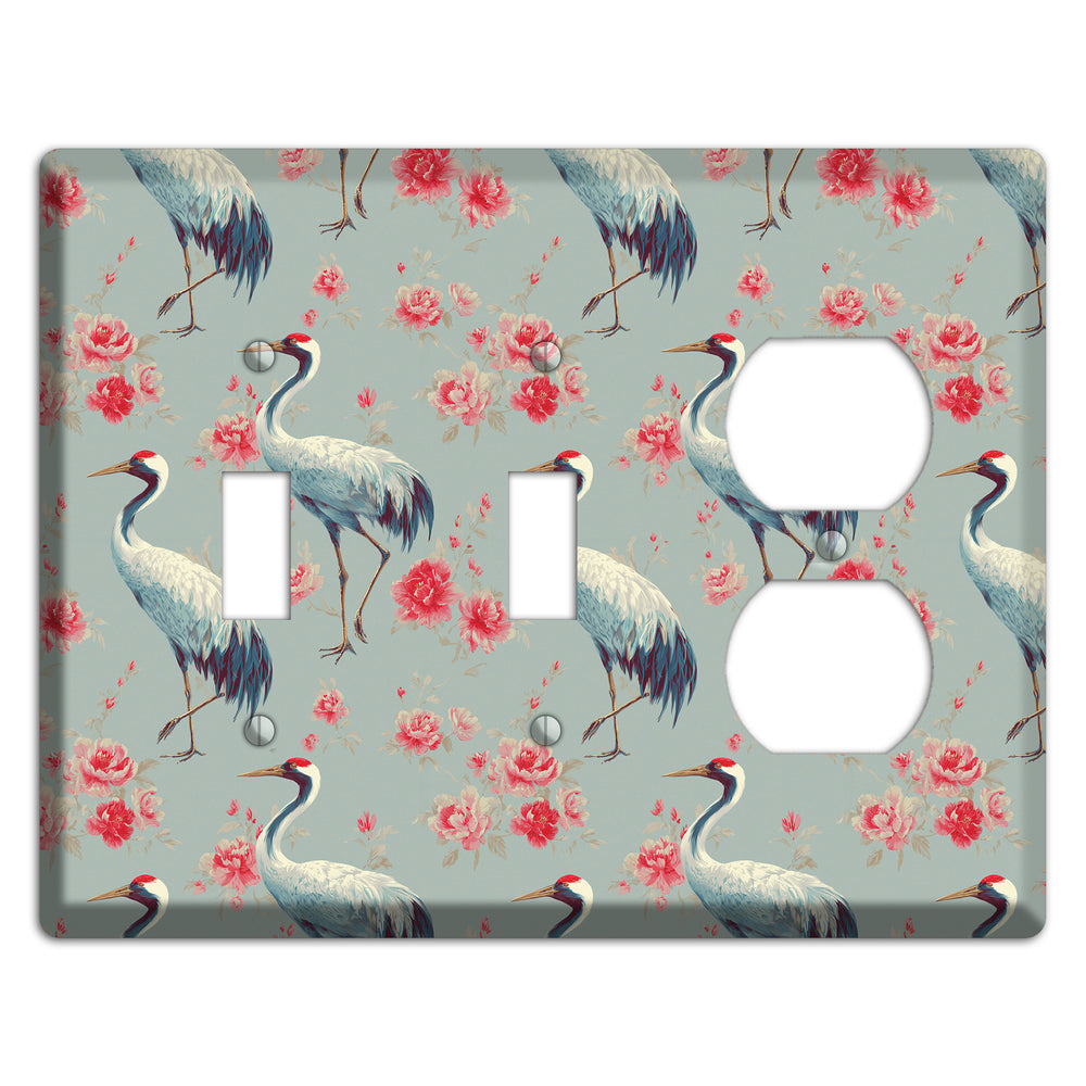 Rose Mist Vigil 2 Toggle / Duplex Wallplate