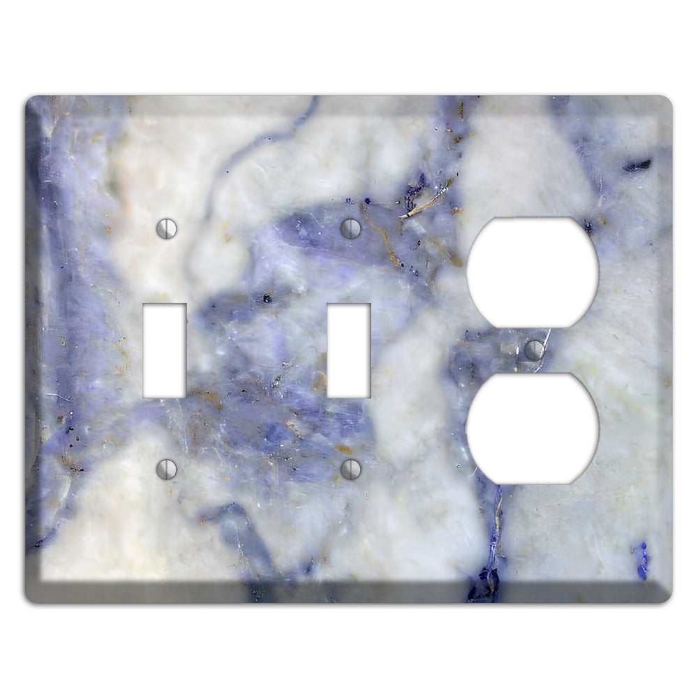 Spindle Marble 2 Toggle / Duplex Wallplate