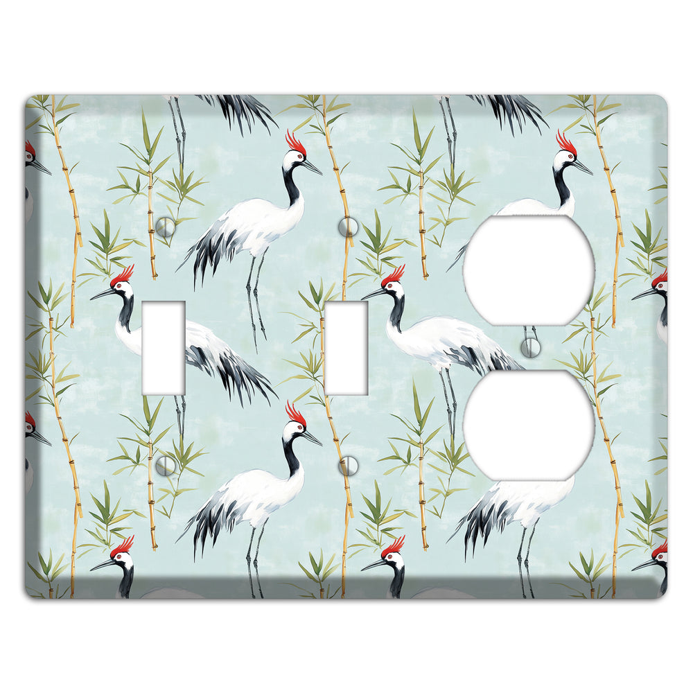 Celadon Bamboo Vigil 2 Toggle / Duplex Wallplate