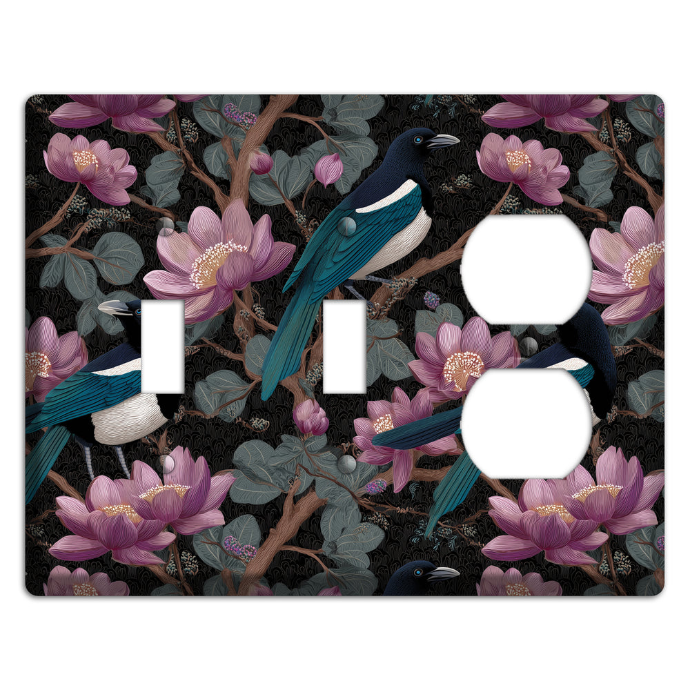 Magpie Moon Garden 2 Toggle / Duplex Wallplate