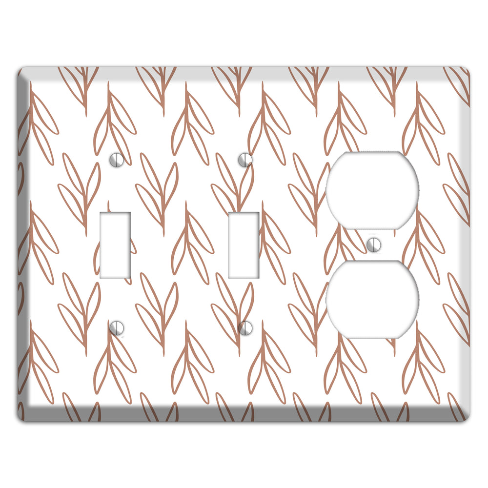 Whisper & Stem 2 Toggle / Duplex Wallplate