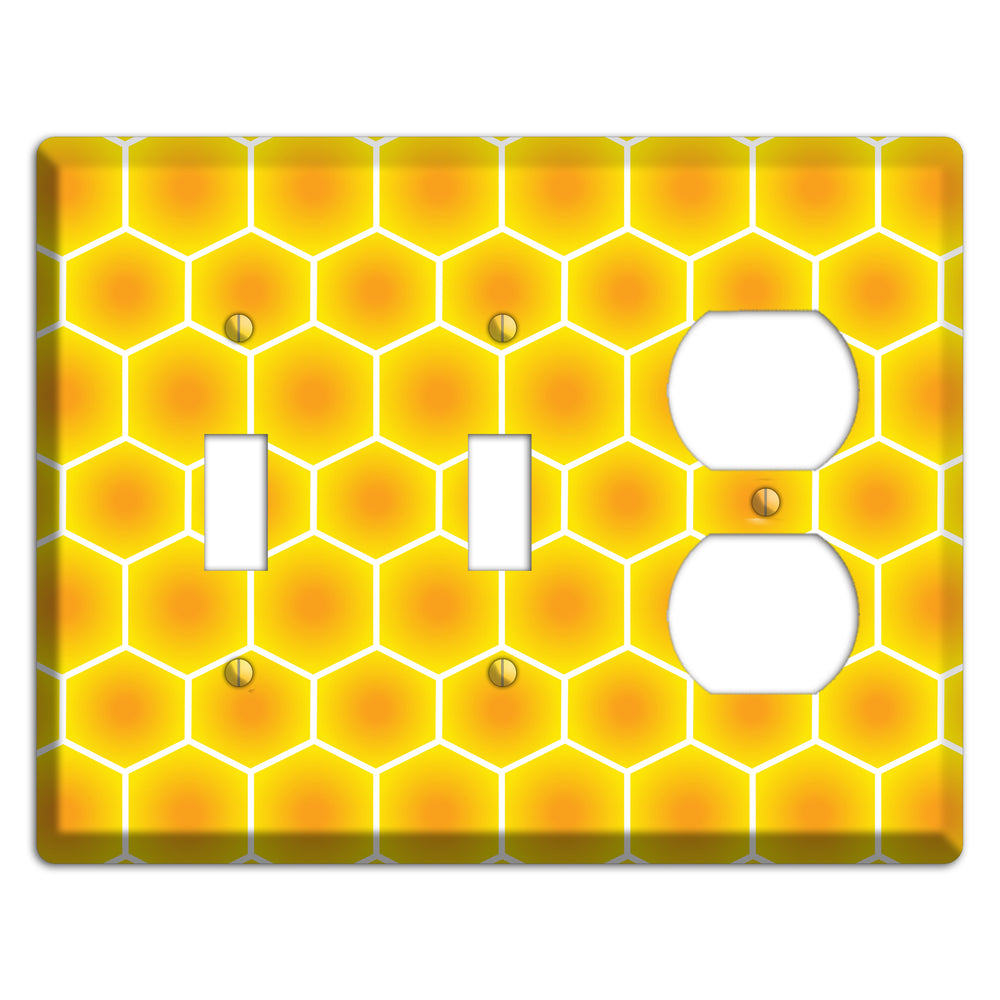Liquid Gold Grid 2 Toggle / Duplex Wallplate