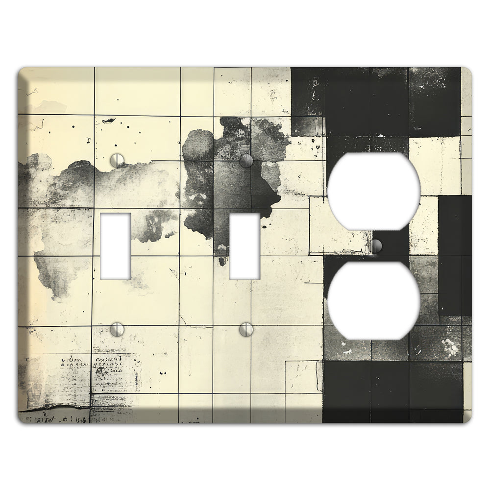 Weathered Grid Chronicle 2 Toggle / Duplex Wallplate