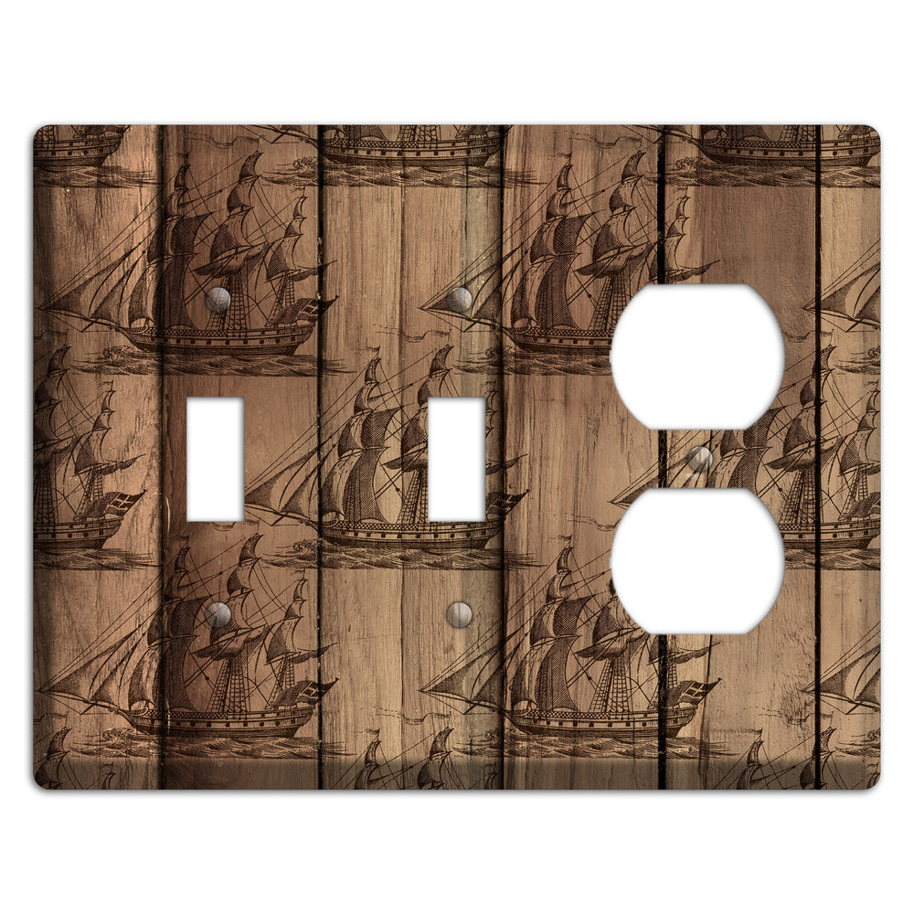 Tall Ships & Timber 2 Toggle / Duplex Wallplate