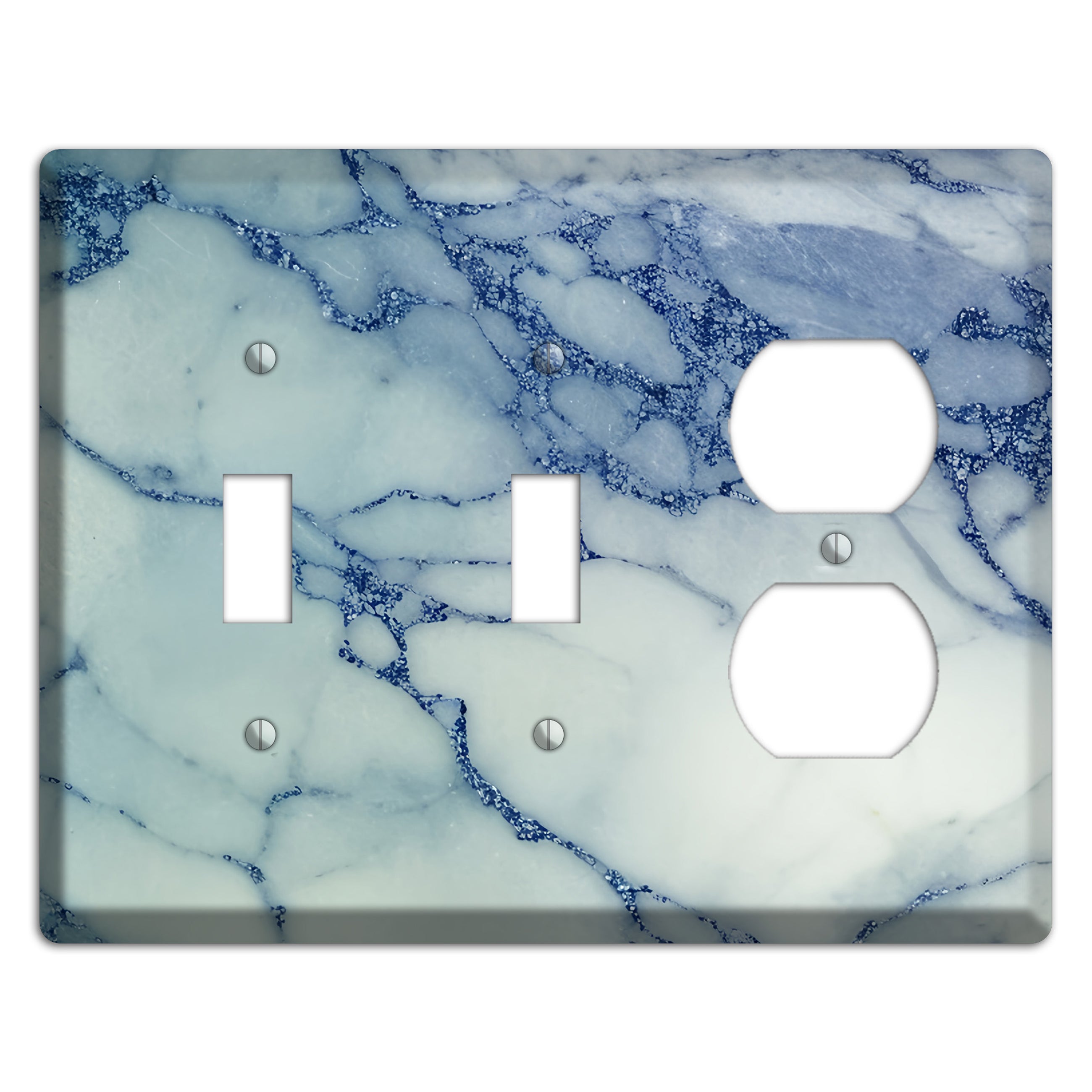 Opal marble 2 Toggle / Duplex Wallplate