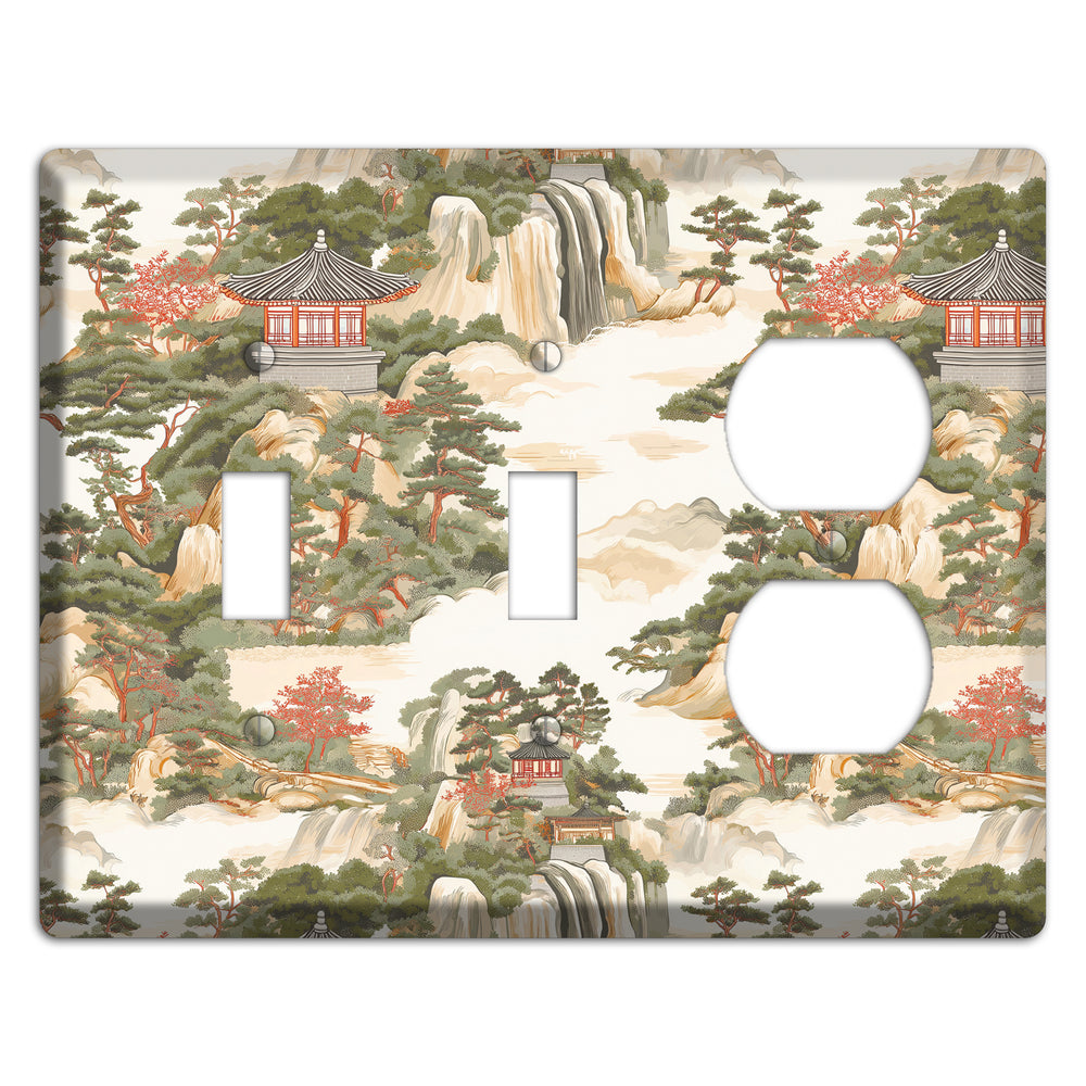 Mountain Pavilion Mist 2 Toggle / Duplex Wallplate