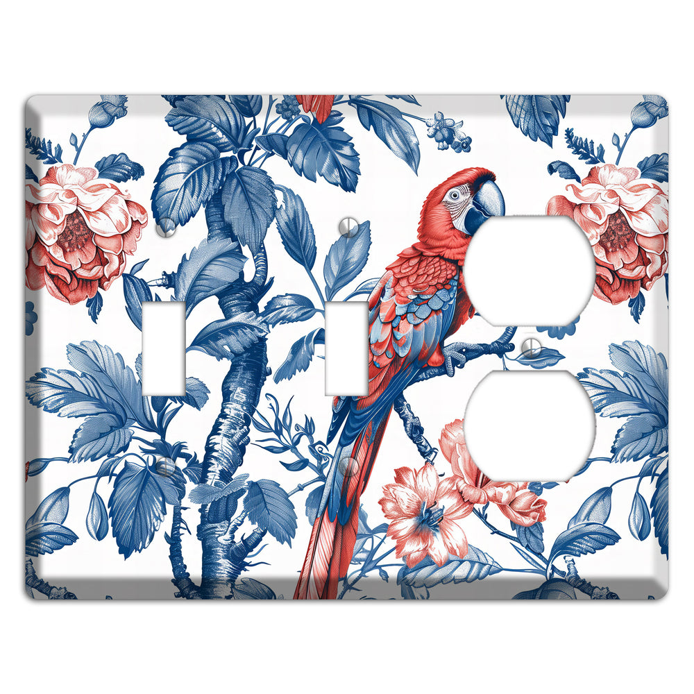 Scarlet in Bloom 2 Toggle / Duplex Wallplate