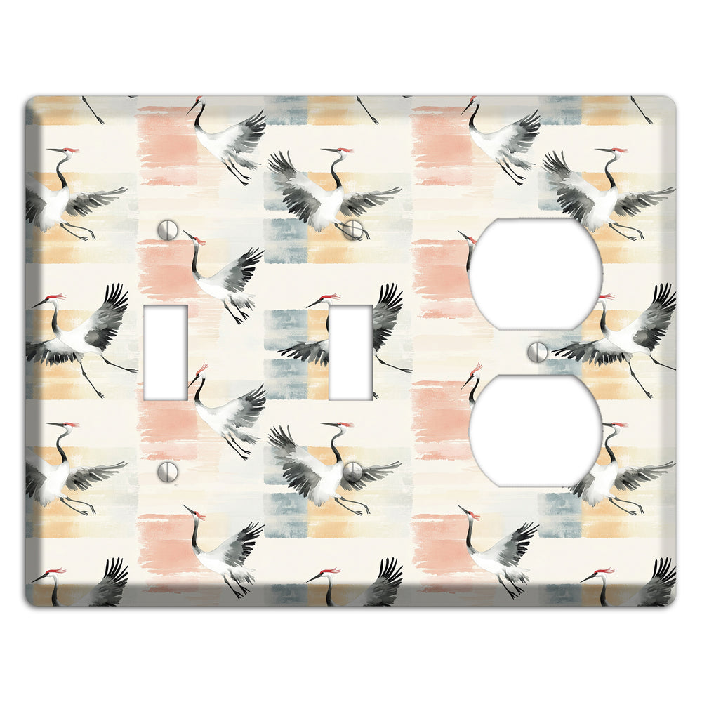 Blush Patchwork Flight 2 Toggle / Duplex Wallplate
