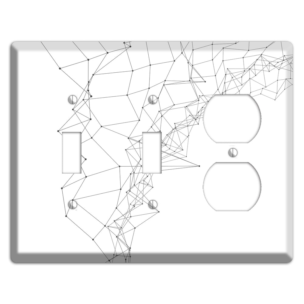 Neural Drift Lines 2 Toggle / Duplex Wallplate
