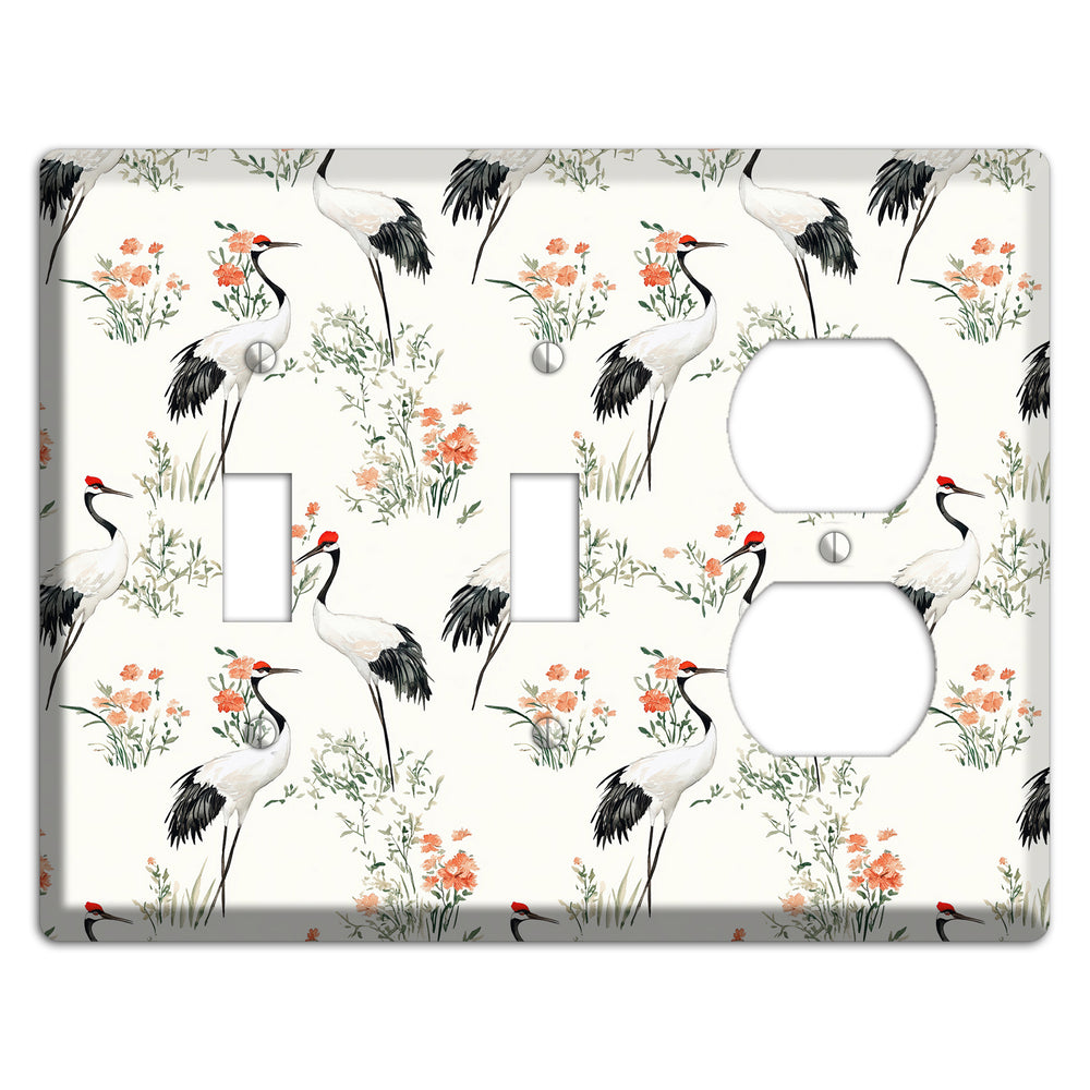 Coral Meadow Flight 2 Toggle / Duplex Wallplate