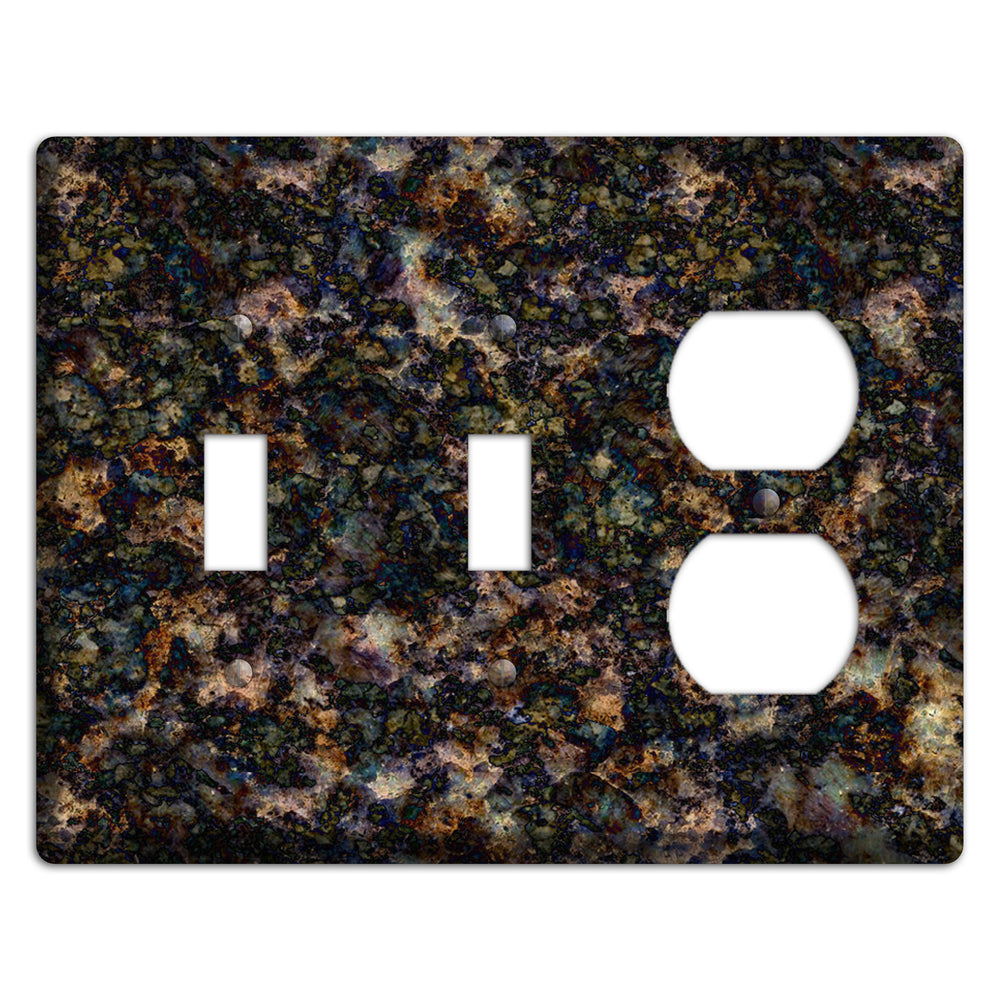 Volga Blue Granite 2 Toggle / Duplex Wallplate