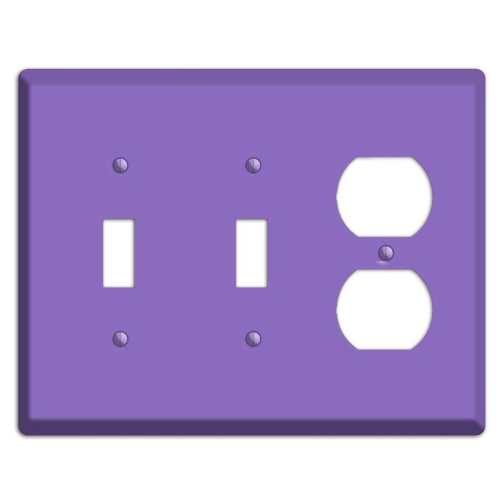 Baxter Violet Bloom 2 Toggle / Duplex Wallplate