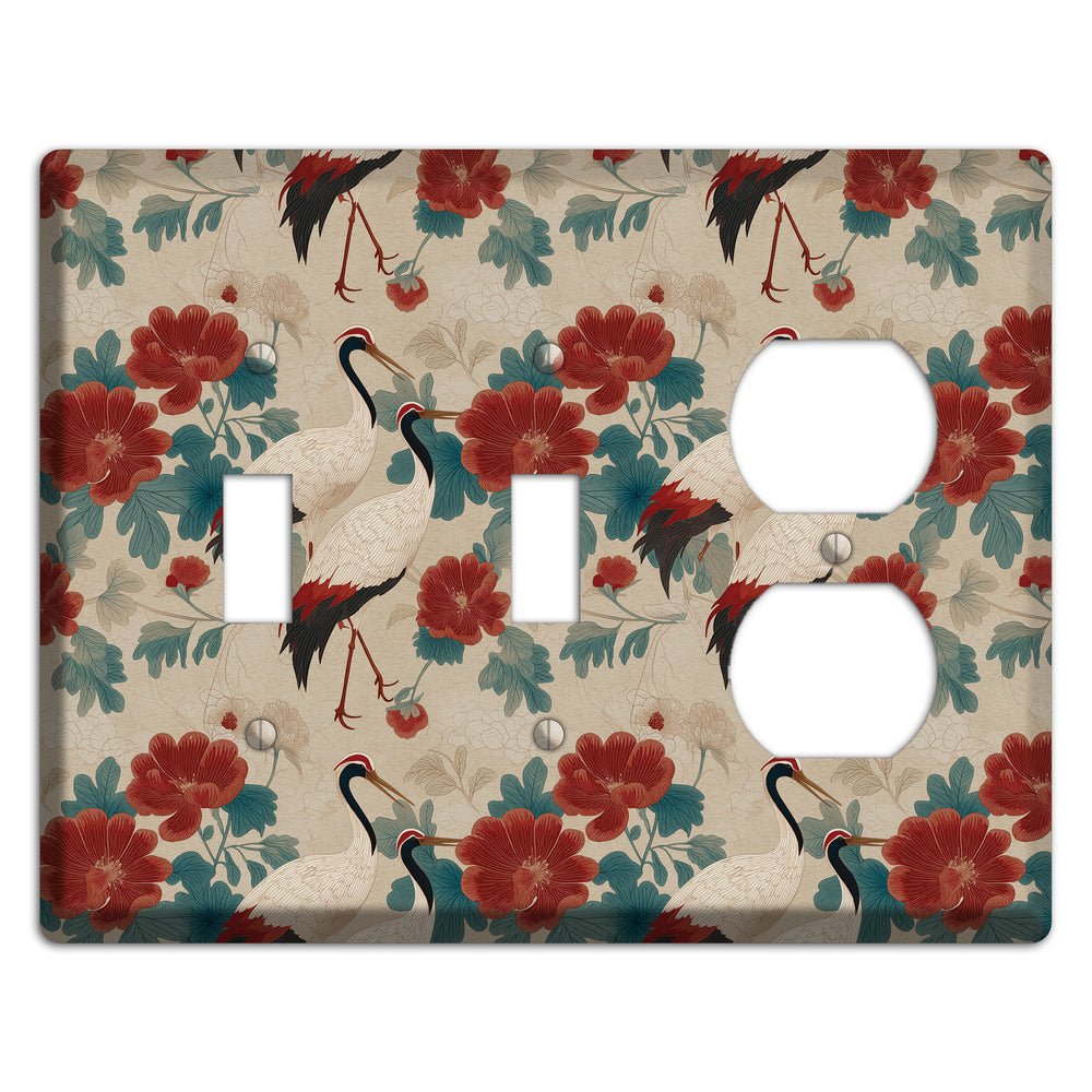 Rust Peony Passage 2 Toggle / Duplex Wallplate