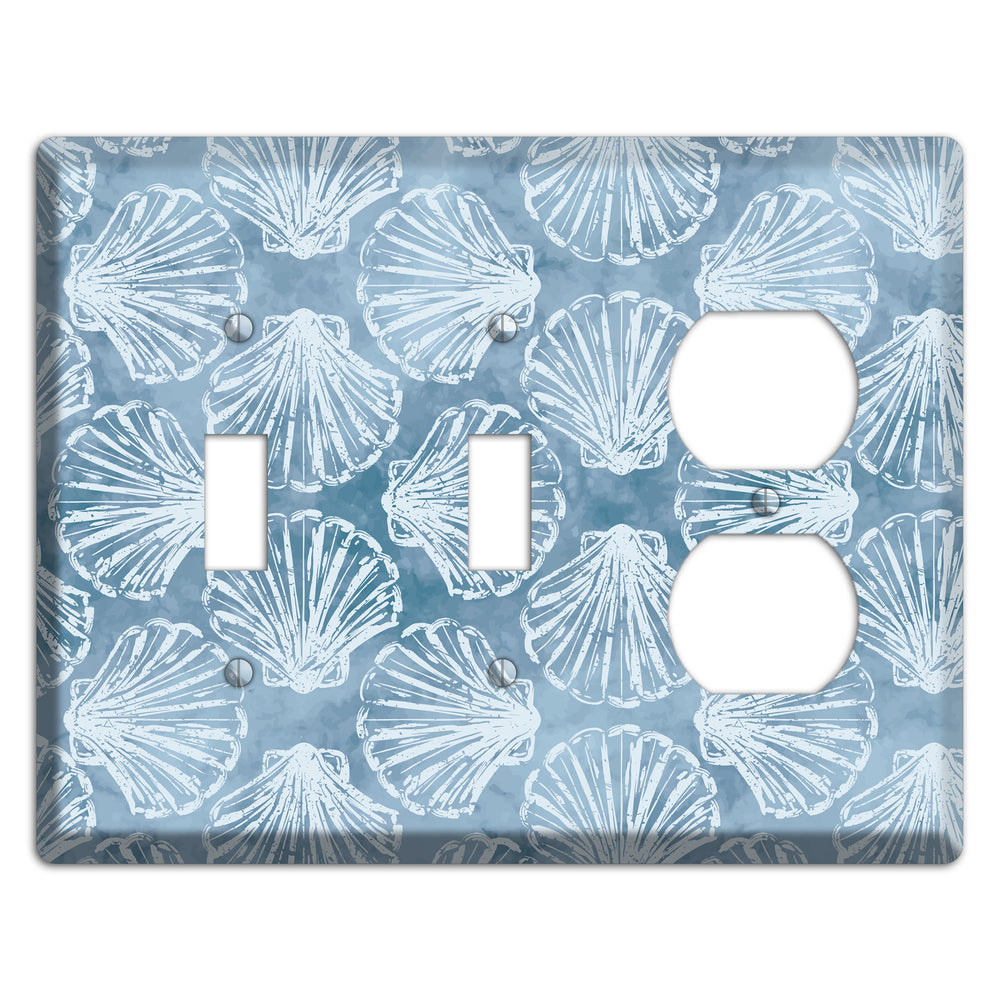 Coastal Shell Drift 2 Toggle / Duplex Wallplate