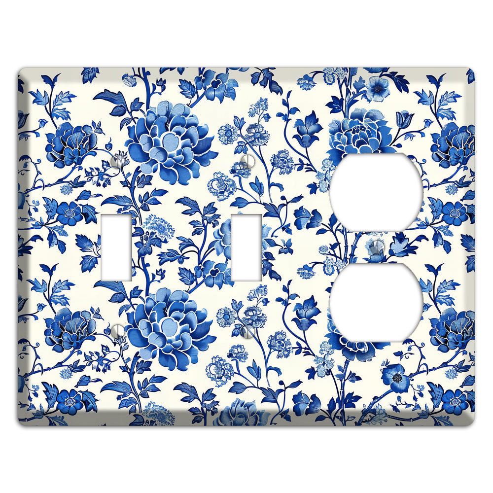 Porcelain Garden Reverie 2 Toggle / Duplex Wallplate