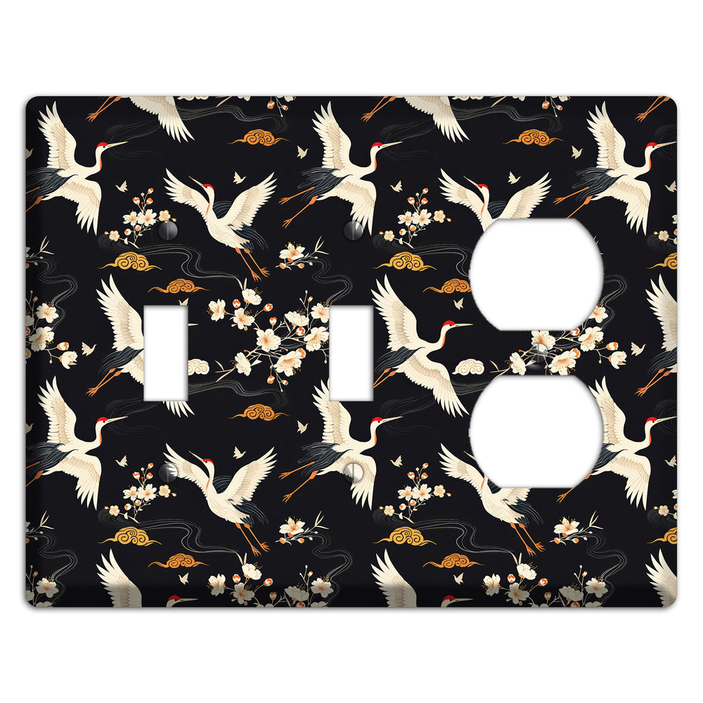 Obsidian Crane Nocturne 2 Toggle / Duplex Wallplate