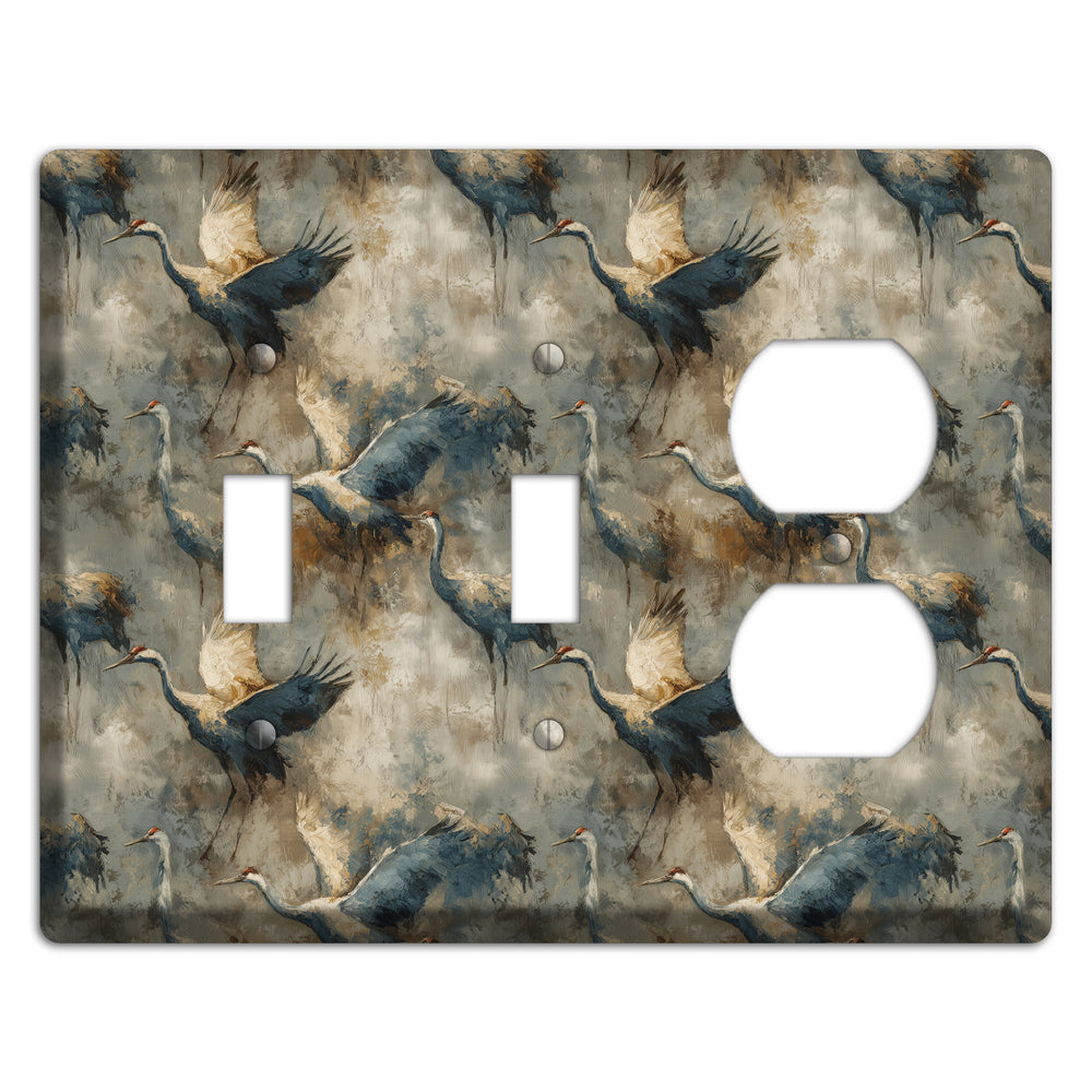 Slate Crane Migration 2 Toggle / Duplex Wallplate