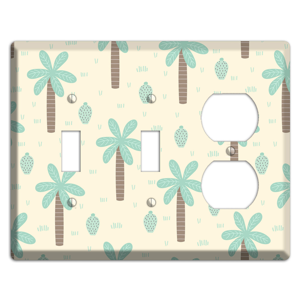 Dino Palmscape 2 Toggle / Duplex Wallplate