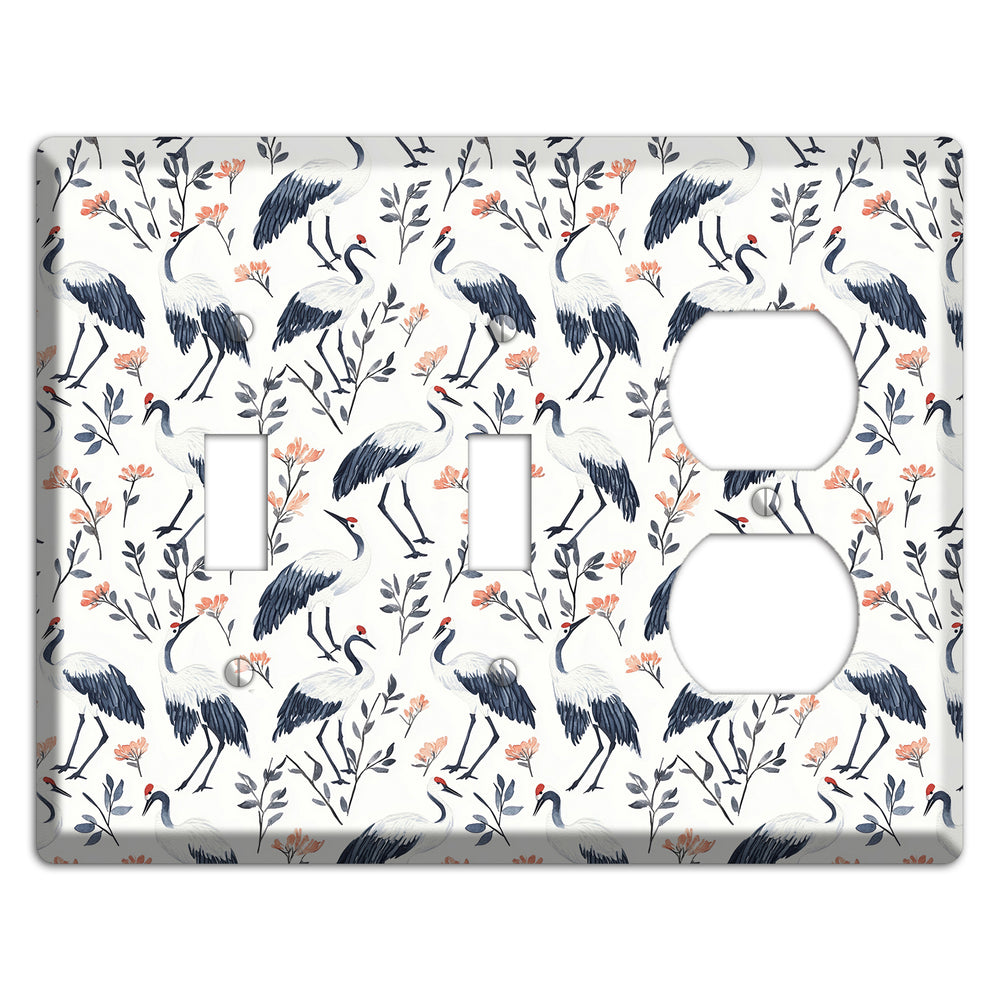 Slate & Coral Marsh 2 Toggle / Duplex Wallplate